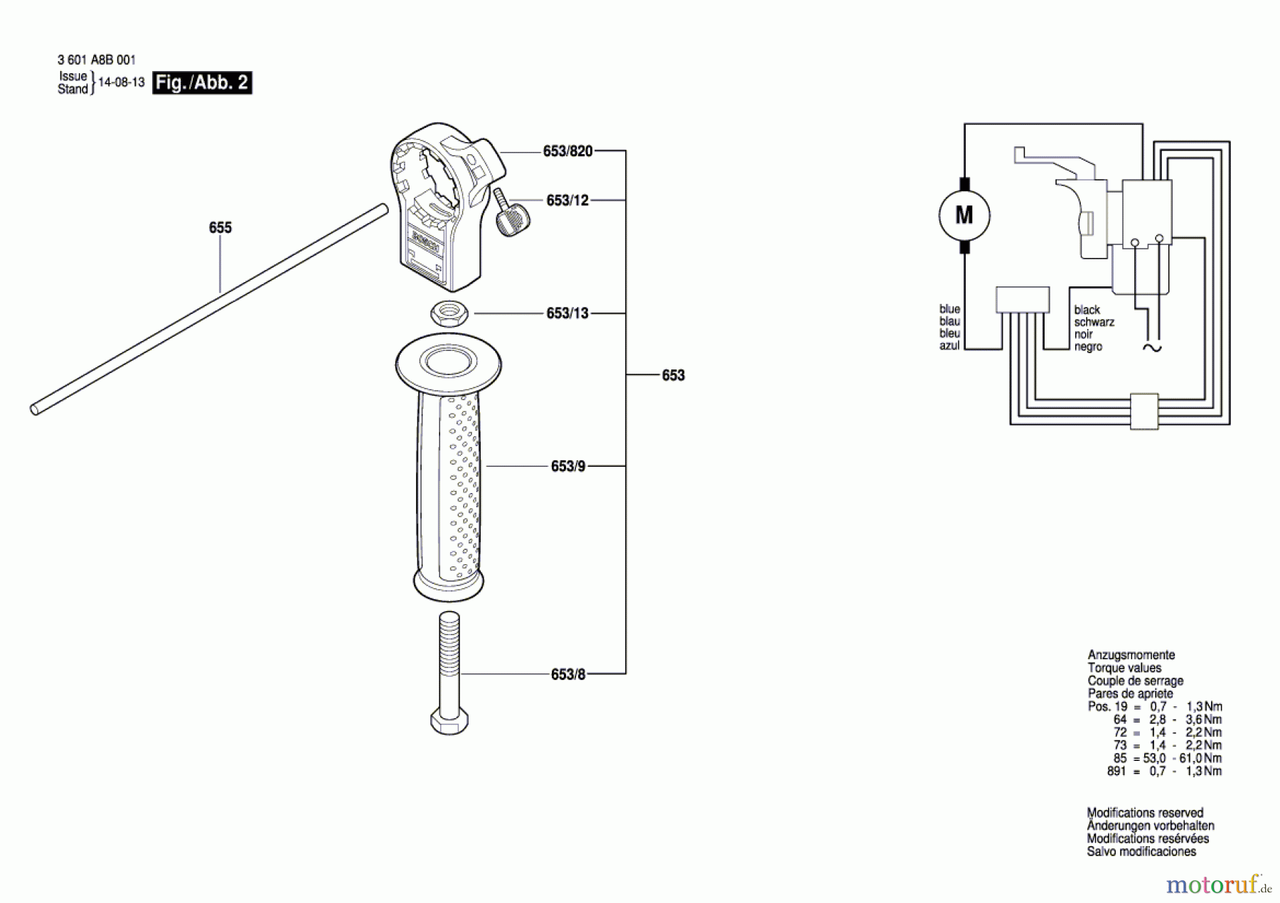 Bosch Werkzeug Schlagbohrmaschine GSB 162-2 RE Seite 2