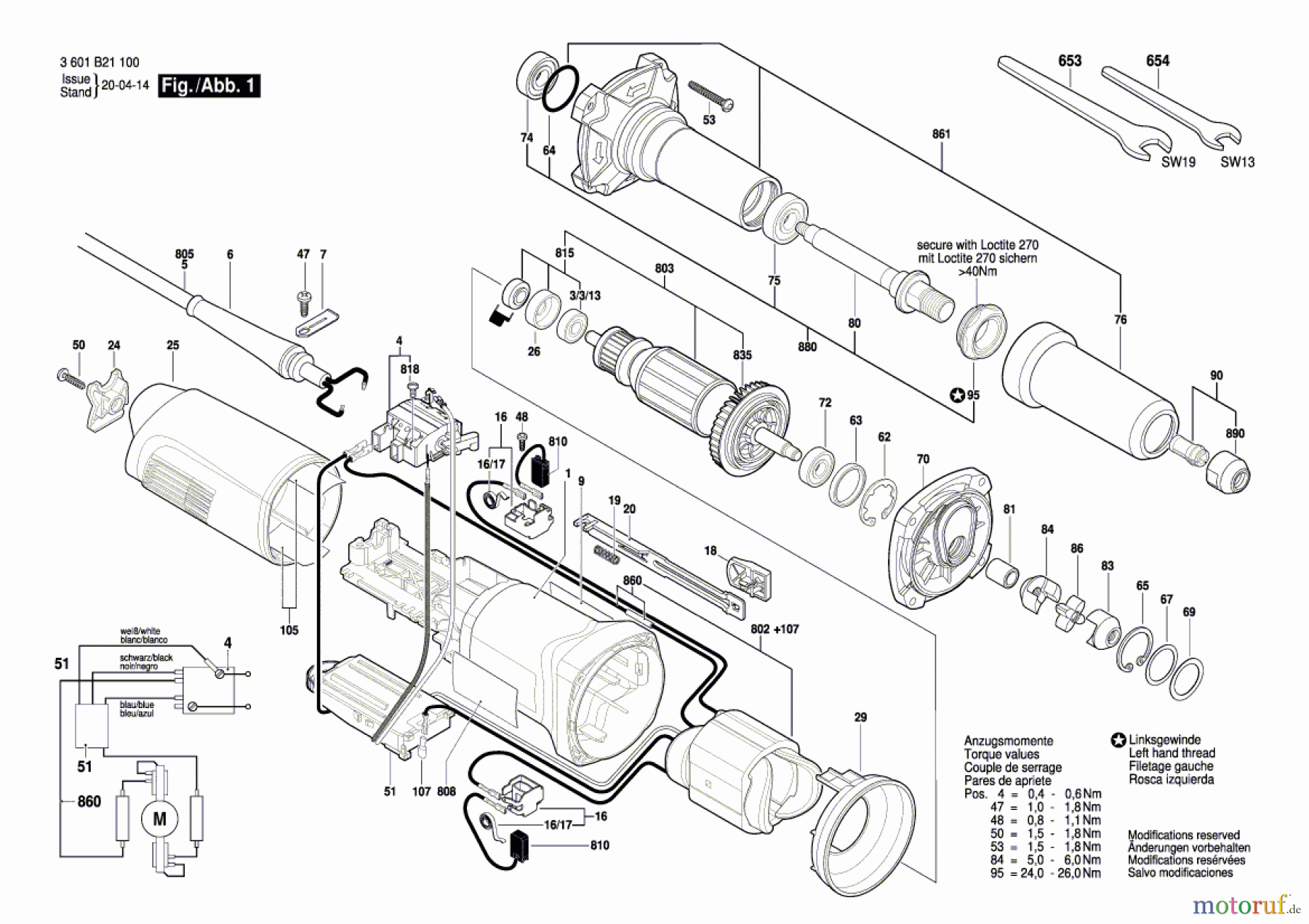  Bosch Werkzeug Hf-Geradschleifer GERADSCHLEIFER GGS 28 LCE Seite 1