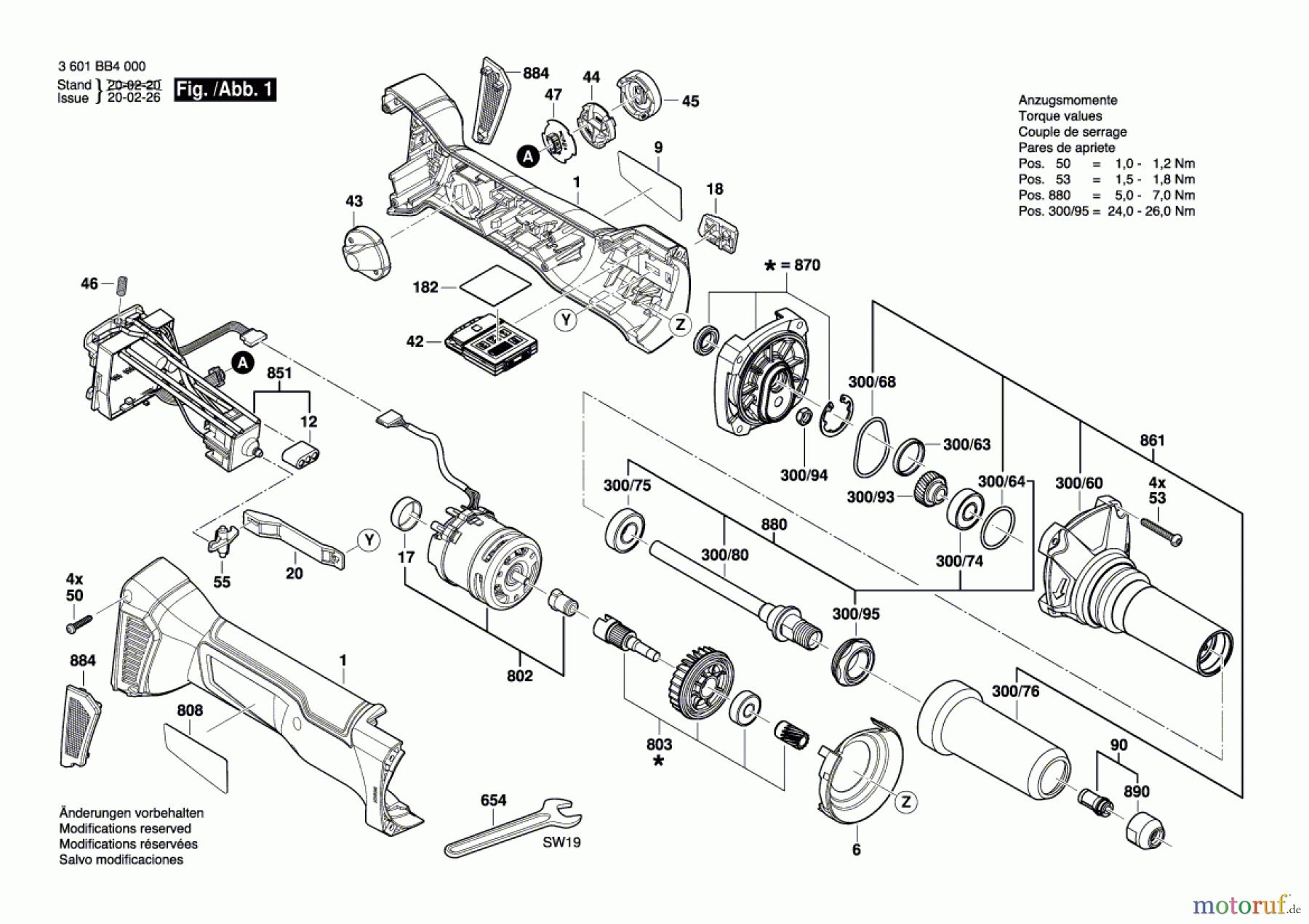 Bosch Akku Werkzeug Akku-Geradschleifer GGS 18V-10SLC Seite 1