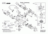 Bosch Winkelschleifer EWS 7-125-E BASIC Ersatzteile Seite 1