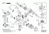 Bosch Winkelschleifer EWS 7-125 BASIC Ersatzteile Seite 1