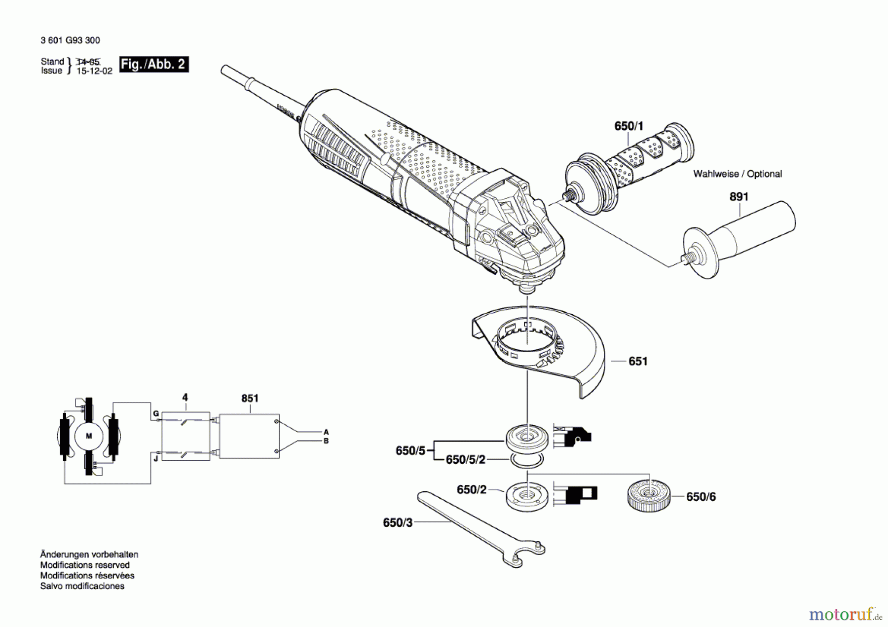 Bosch Werkzeug Winkelschleifer GWS 12-125 CIPX Seite 2