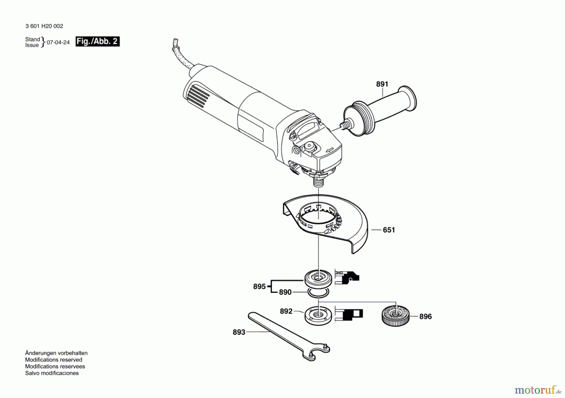 Bosch Werkzeug Winkelschleifer BTI-WKS Seite 2