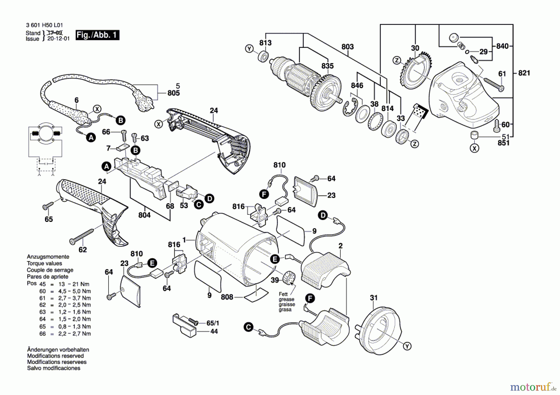 Bosch Werkzeug Winkelschleifer GWS 20-230H Seite 1