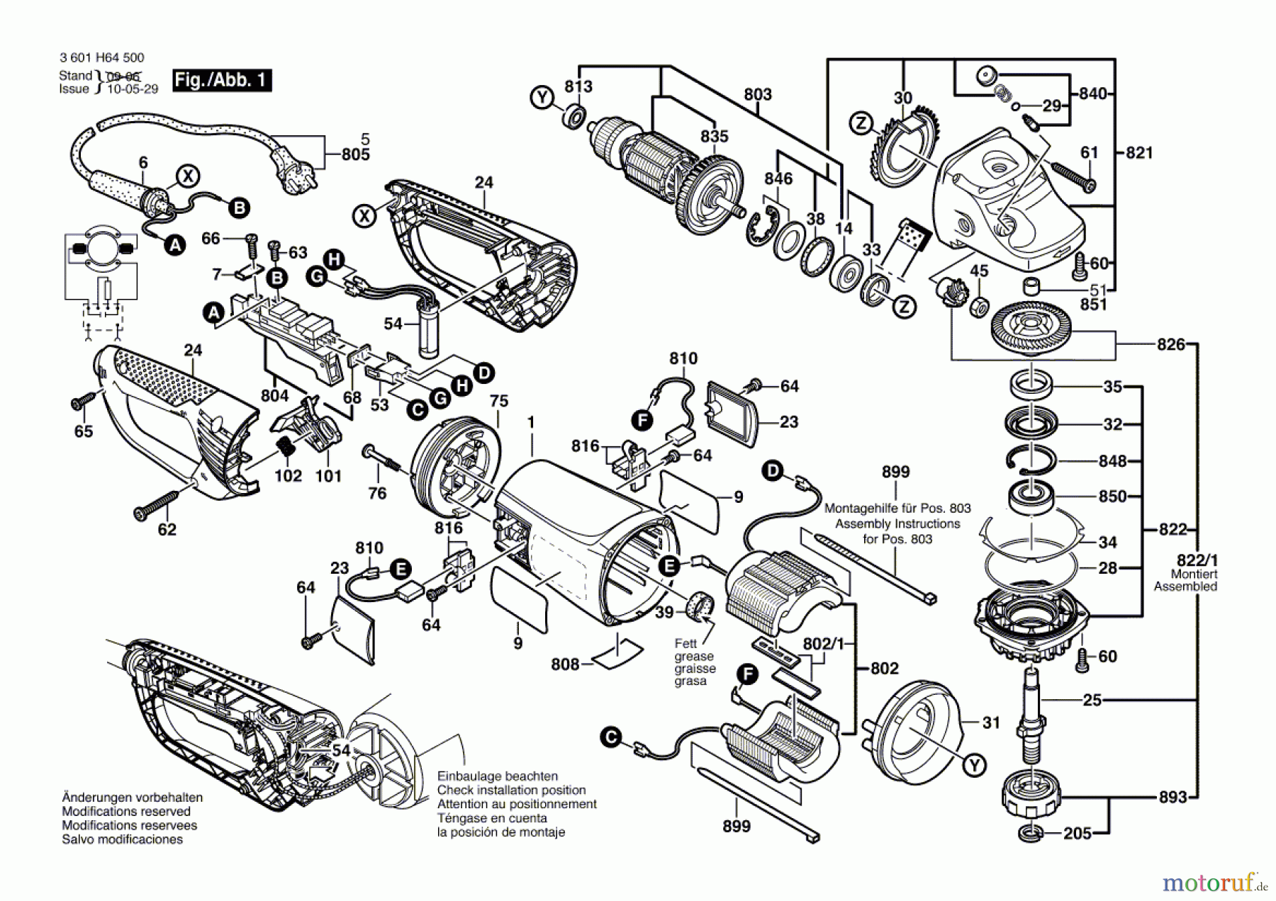  Bosch Werkzeug Winkelschleifer GWS 24-230 JVX Seite 1