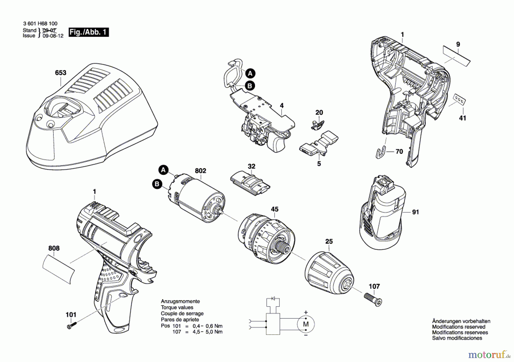 Bosch Akku Werkzeug Gw-Akku-Schrauber A-BS 12V Seite 1