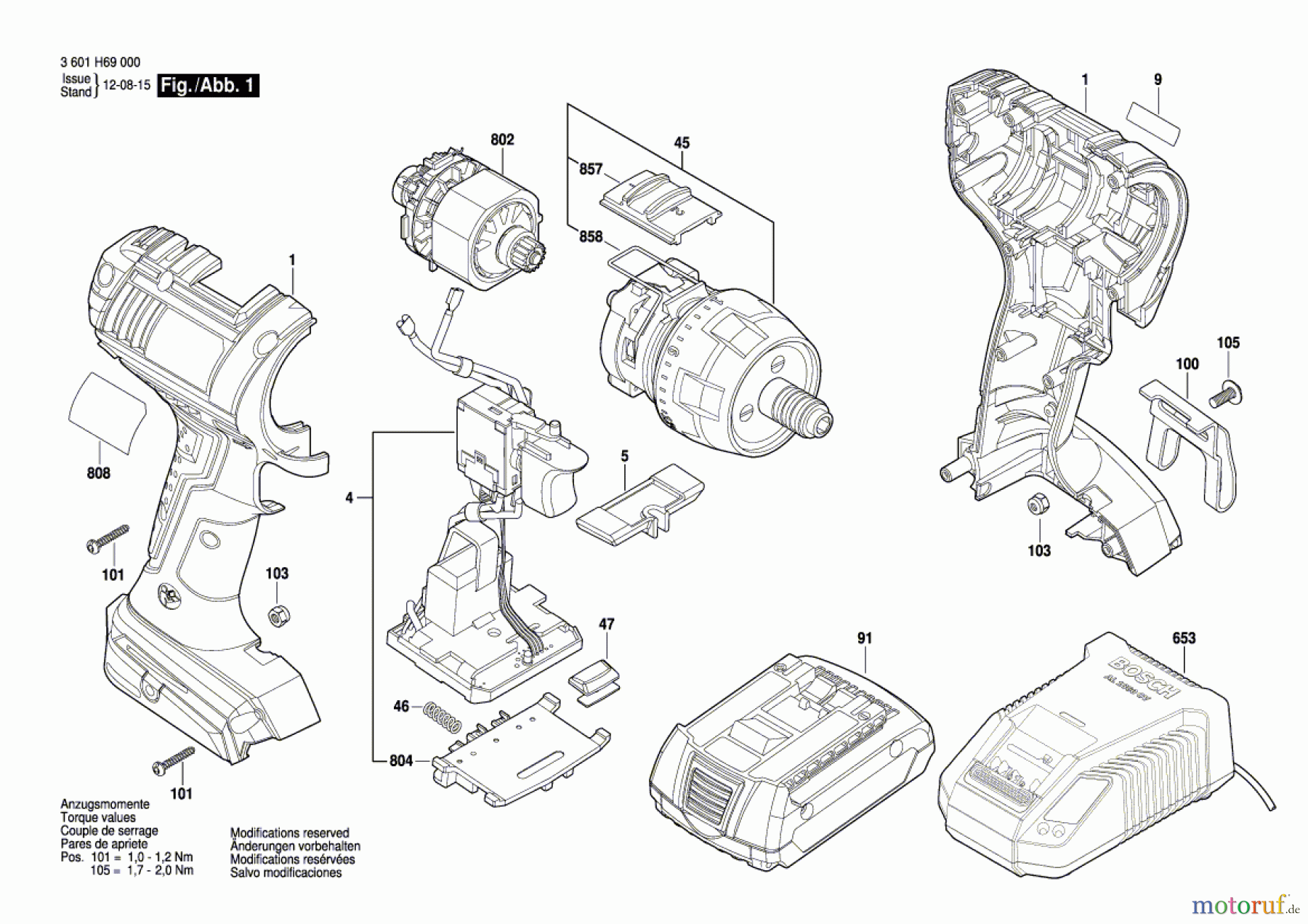 Bosch Akku Werkzeug Akku-Bohrschrauber GSR 14,4 V-LI HX Seite 1