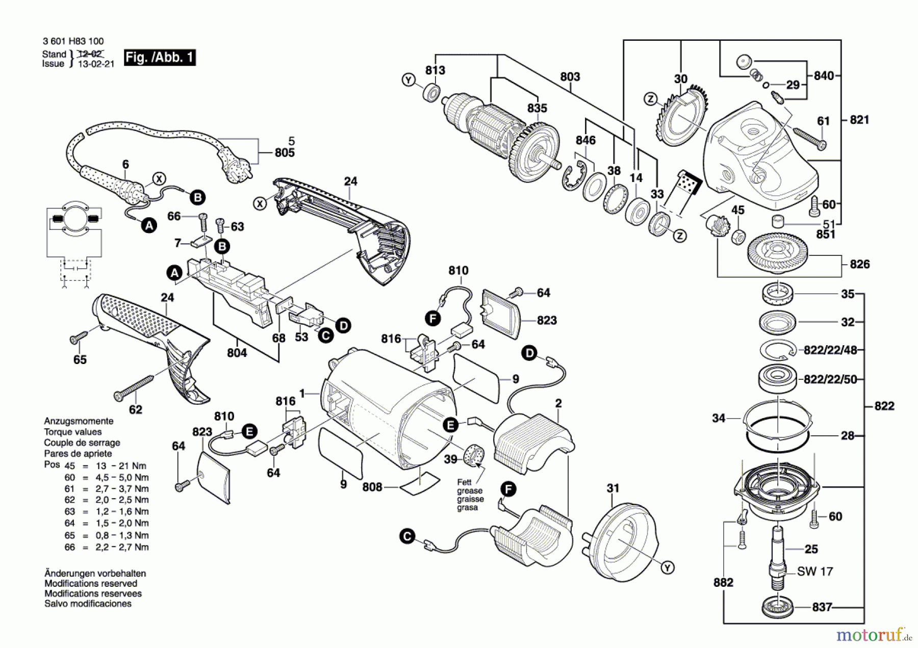  Bosch Werkzeug Winkelschleifer GWS 24-180 H Seite 1