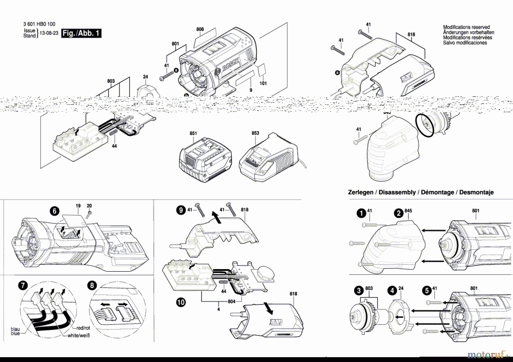 Bosch Werkzeug Multifunktionswerkzeug GOP 14,4 VEC Seite 1
