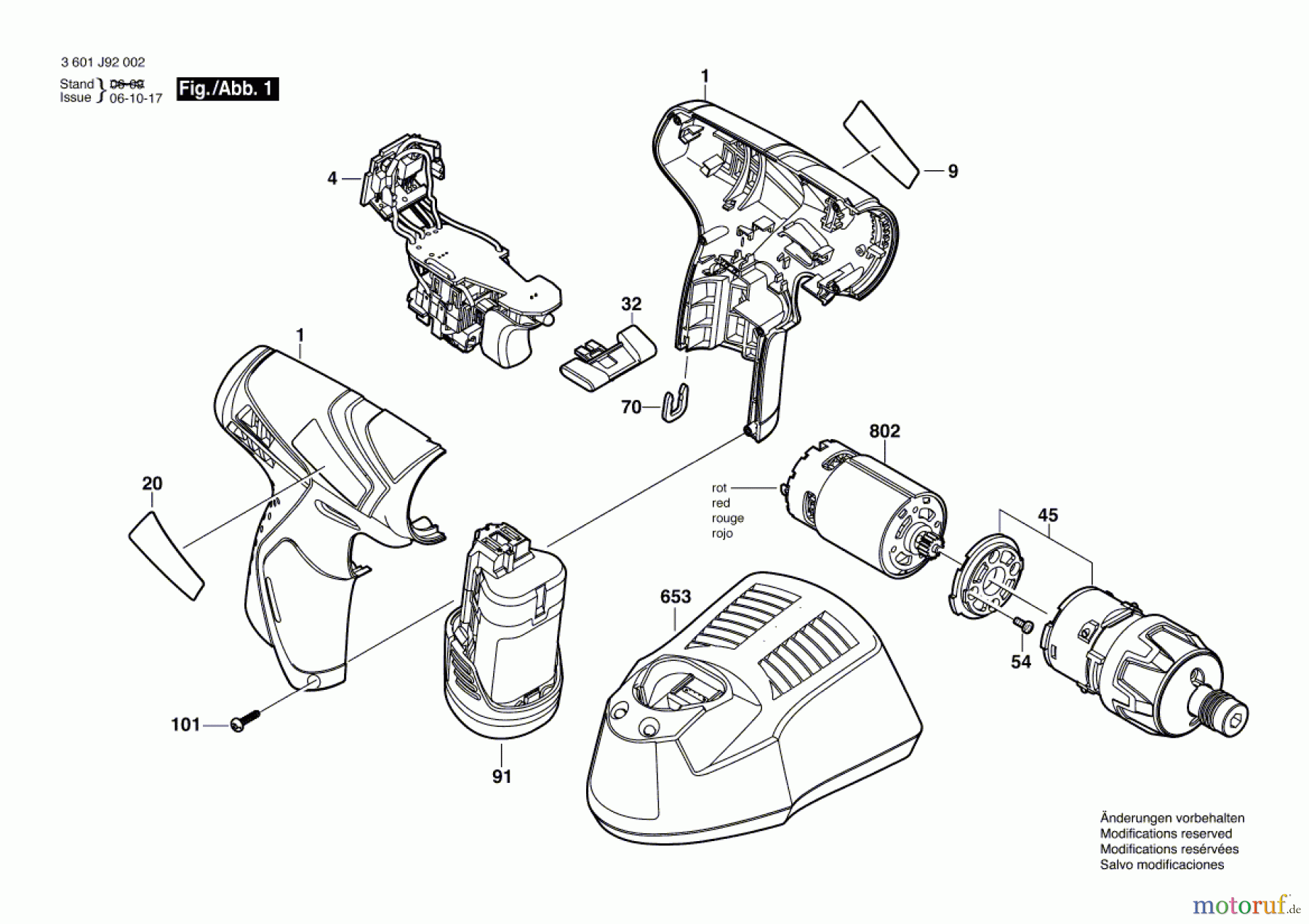Bosch Akku Werkzeug Akku-Schrauber BACS-10,8 V-LI Seite 1