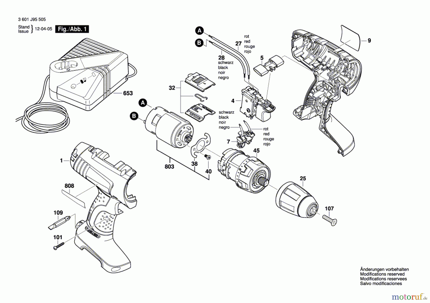 Bosch Akku Werkzeug Akku-Bohrschrauber BTI-ABS 12 V Seite 1