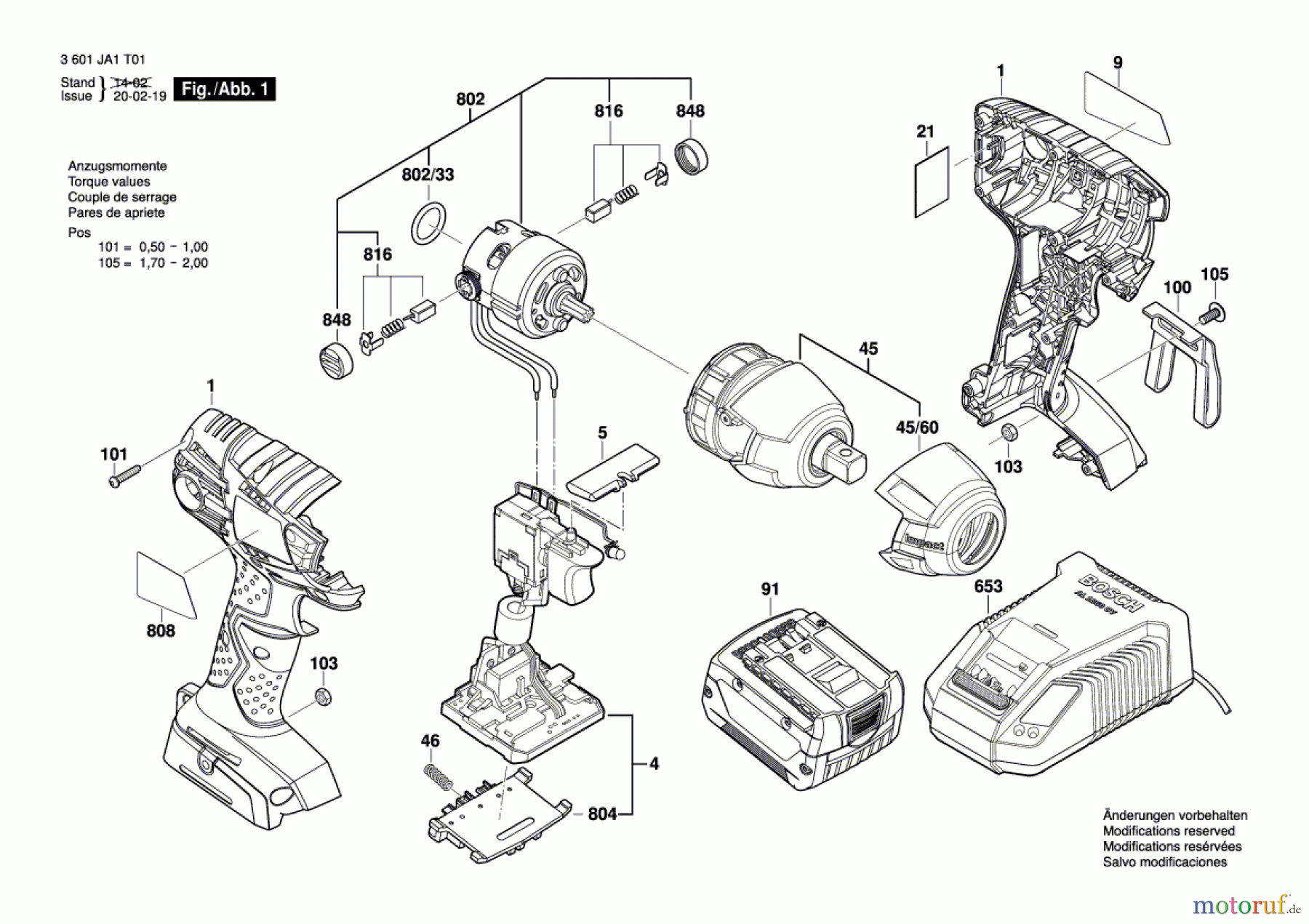 Bosch Werkzeug Schlagschrauber GDS 14,4 V-LI Seite 1