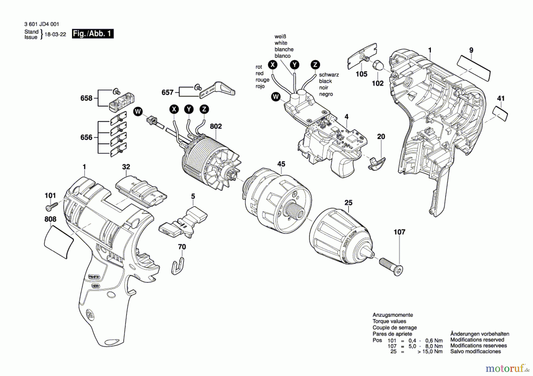 Bosch Akku Werkzeug Akku-Bohrschrauber GSR 12 V-EC Seite 1