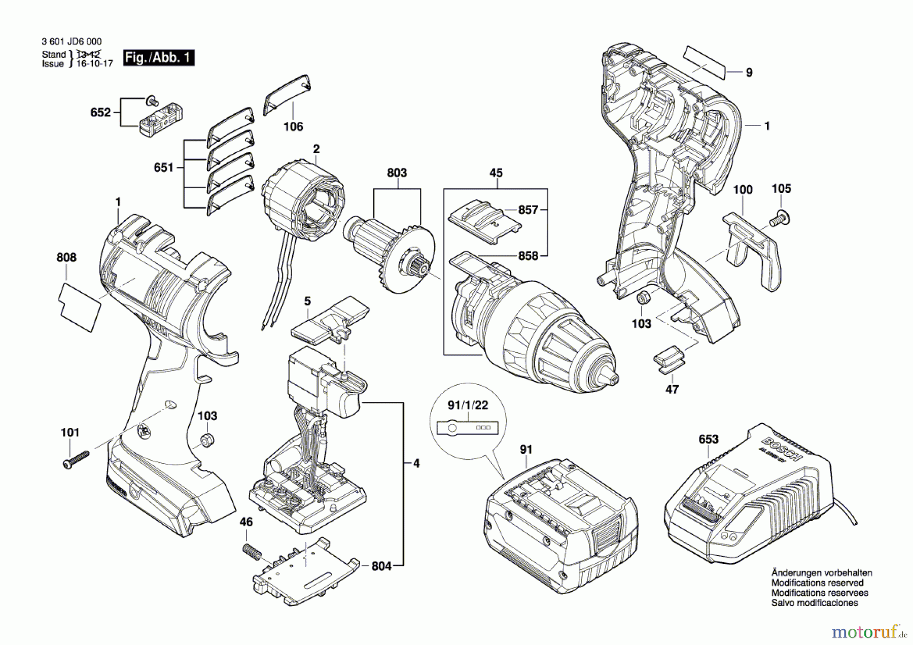  Bosch Akku Werkzeug Akku-Bohrschrauber GSR 14,4 V-EC Seite 1