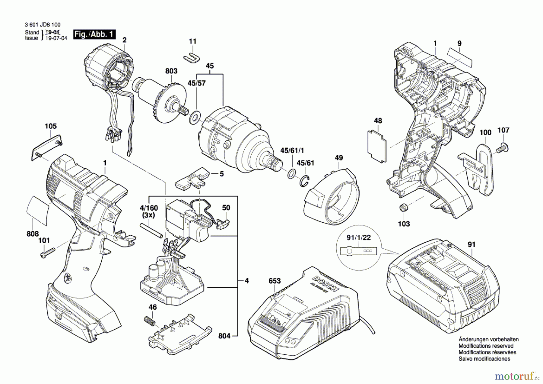 Bosch Werkzeug Schlagschrauber GDS 18 V-EC 250 Seite 1