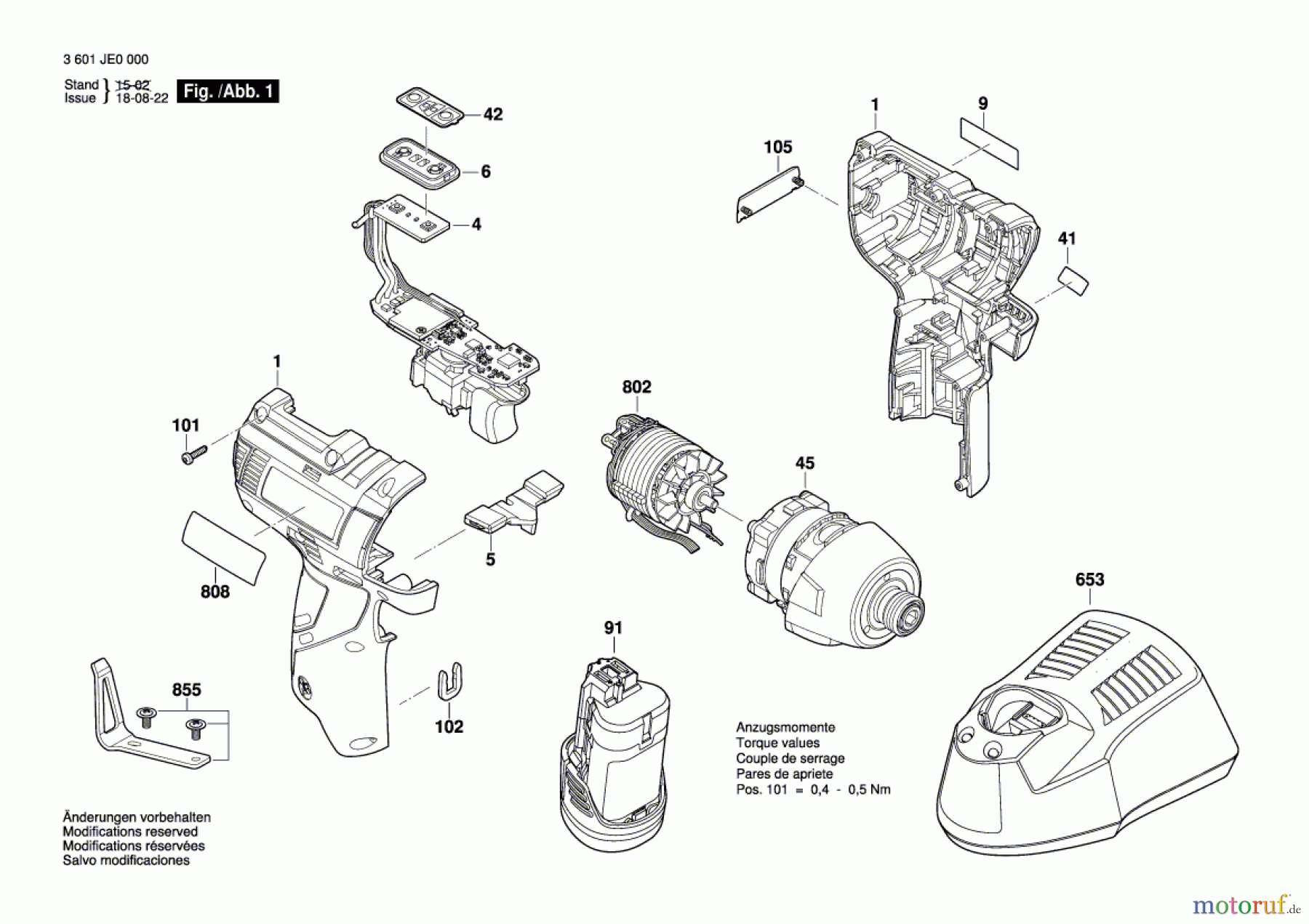 Bosch Werkzeug Schlagschrauber GDR 10,8 V-EC Seite 1