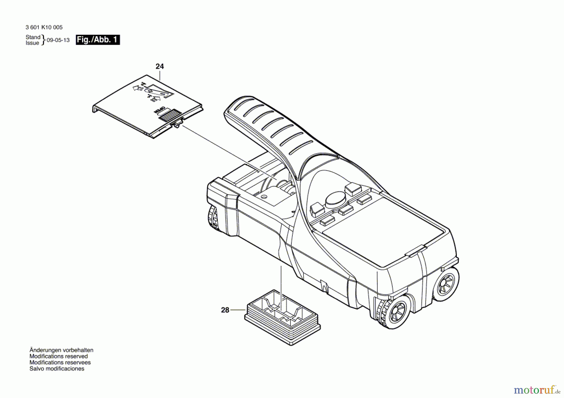 Bosch Werkzeug Universalortungsgerät D-TECT 150 Seite 1