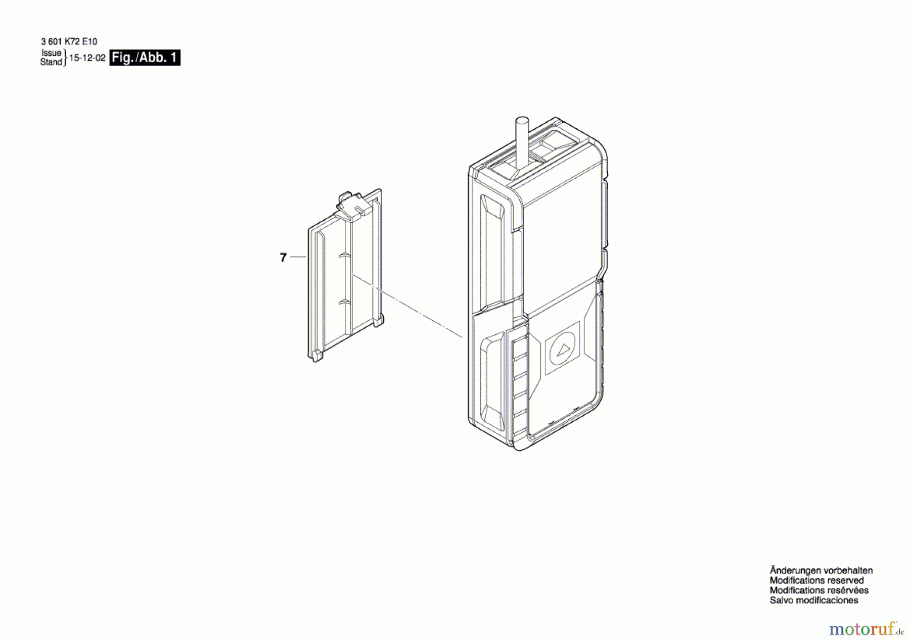 Bosch Werkzeug Entfernungsmesser GLM 20 Seite 1