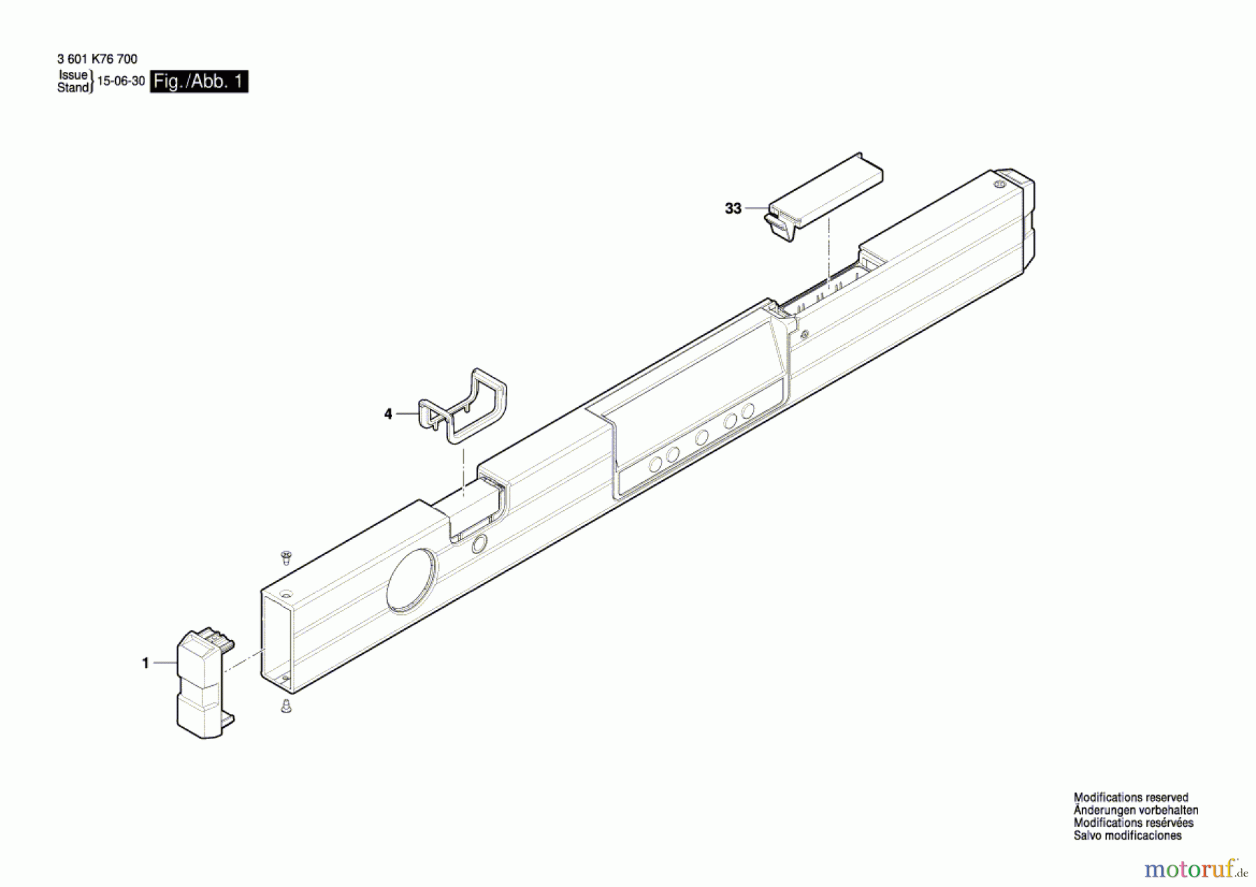 Bosch Werkzeug Neigungsmesser GIM 60 Seite 1