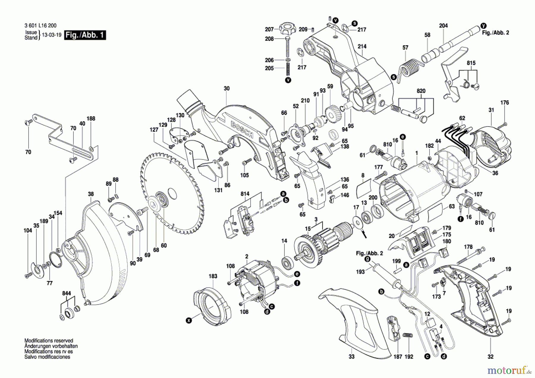 Bosch Werkzeug Kapp-/Zugsäge GCM 8 SJ Seite 1