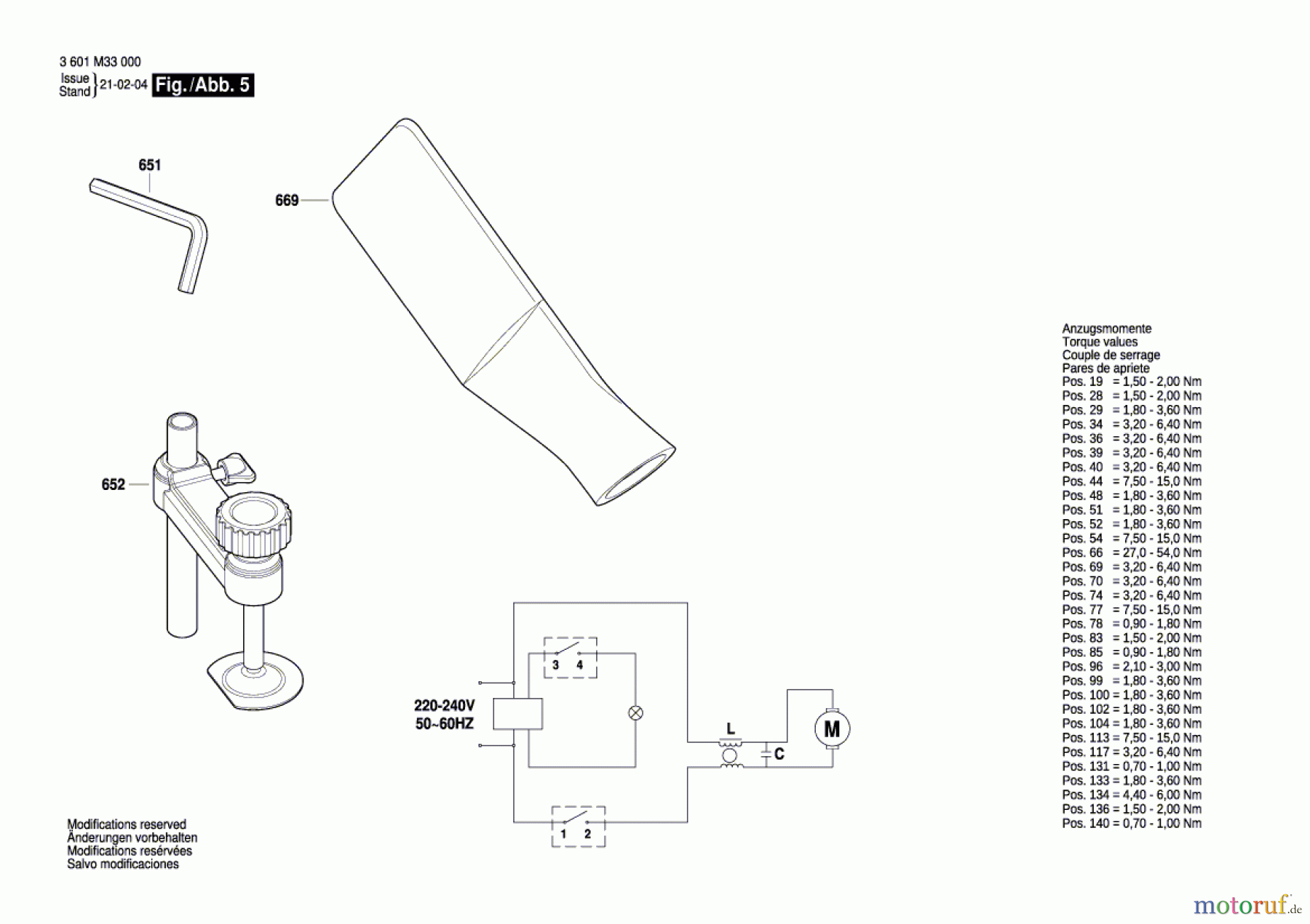 Bosch Werkzeug Kapp-/Gehrungssäge GCM 216 Seite 5