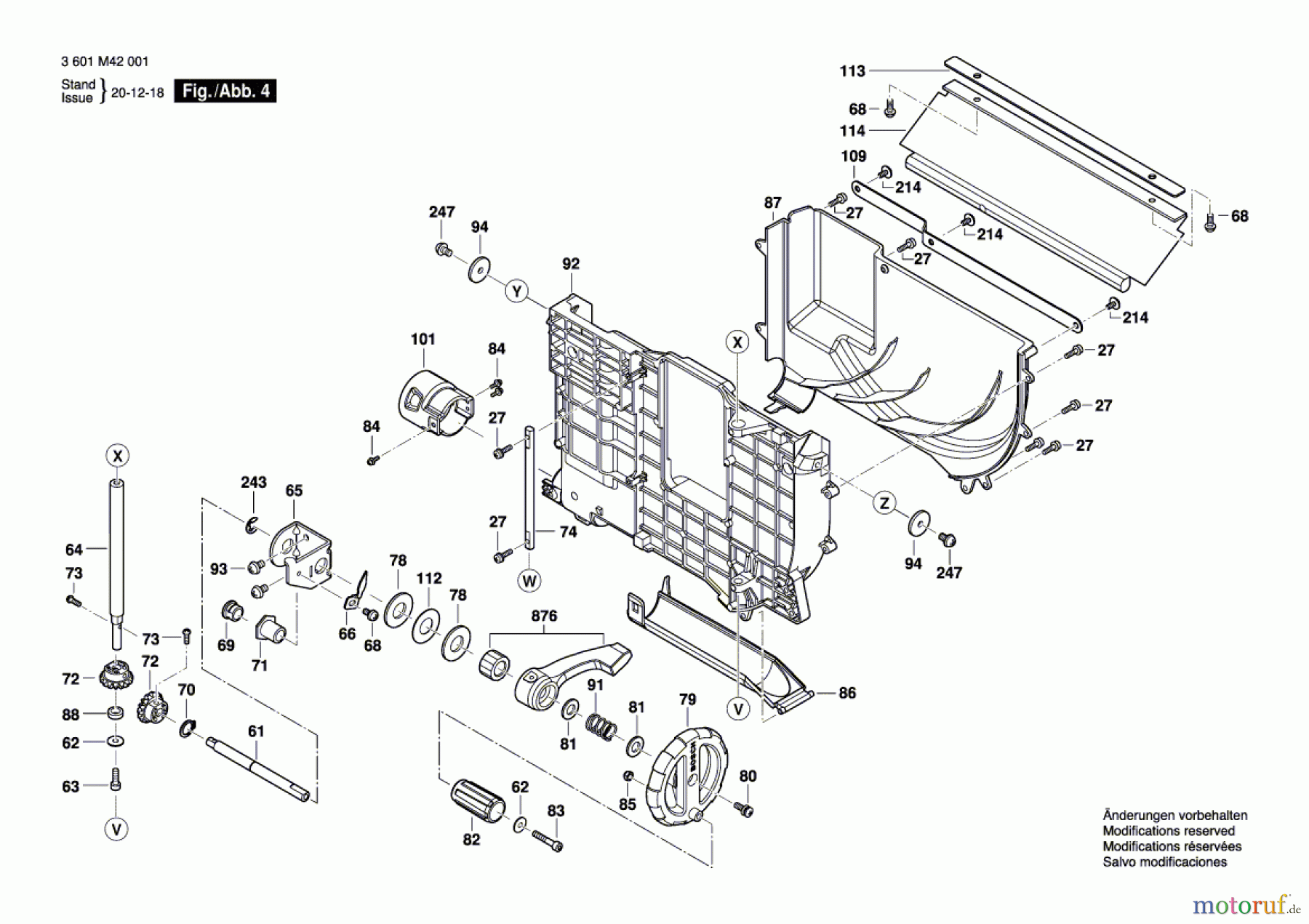 Bosch Werkzeug Tischkreissäge GTS 635-216 Seite 4