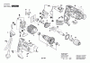 Bosch Schlagbohrmaschine PSB 750 RCE Ersatzteile Seite 1