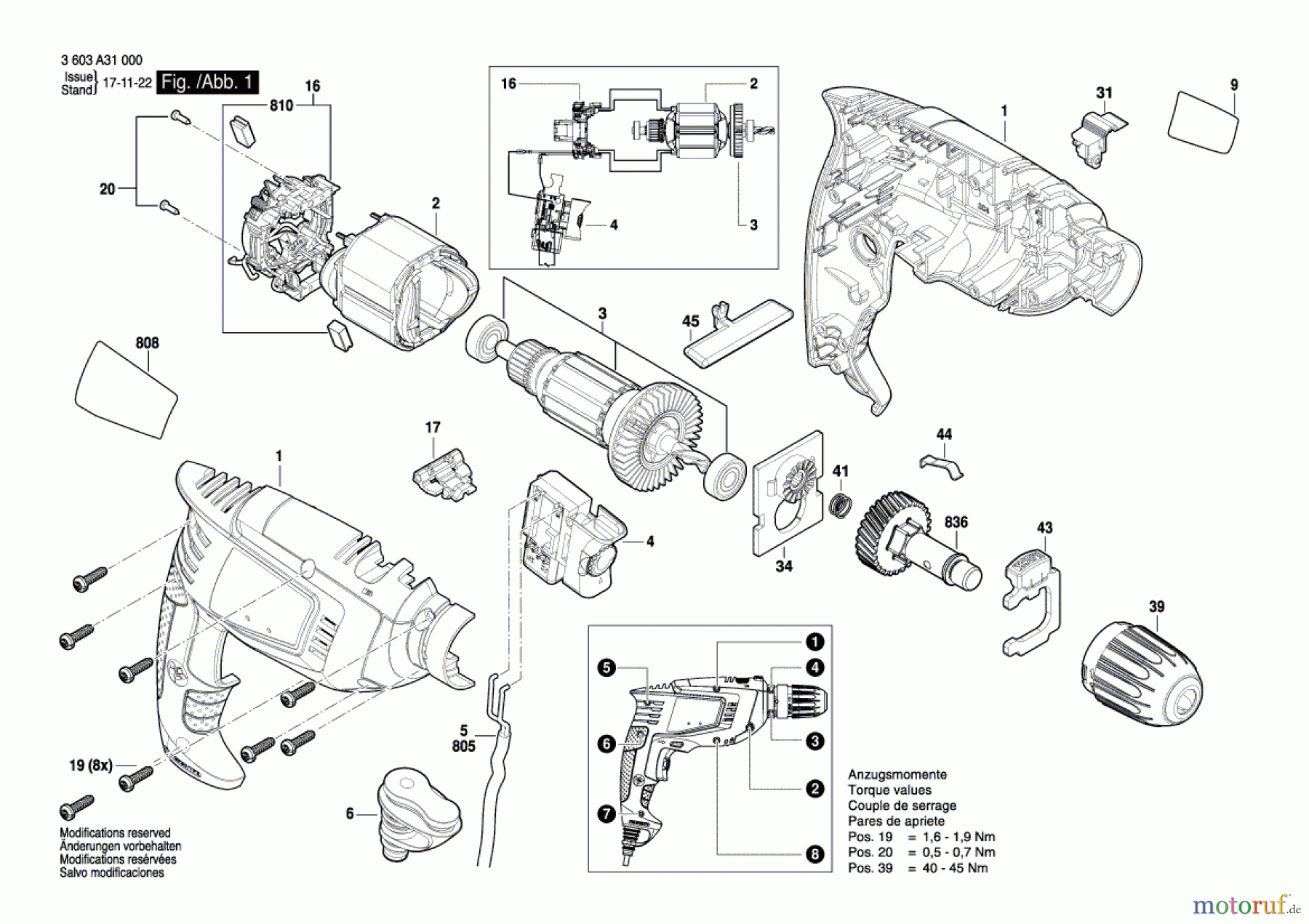 Bosch Werkzeug Schlagbohrmaschine UniversalImpact 700 Seite 1