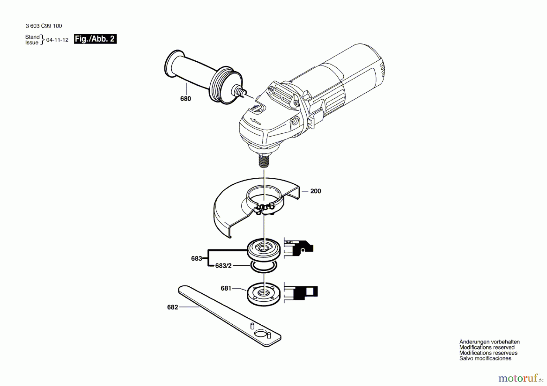 Bosch Werkzeug Winkelschleifer PWS 550 Seite 2