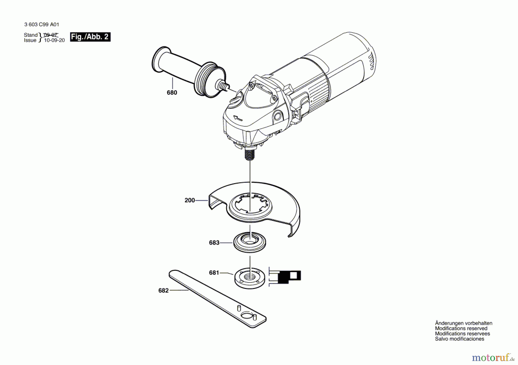 Bosch Werkzeug Winkelschleifer PWS 9-125 CE Seite 2