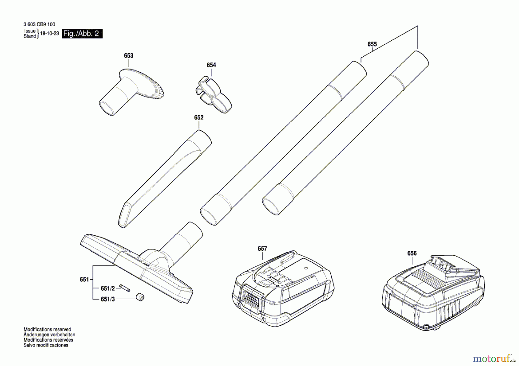 Bosch Akku Werkzeug Akku-Sauger UniversalVac18 Seite 2