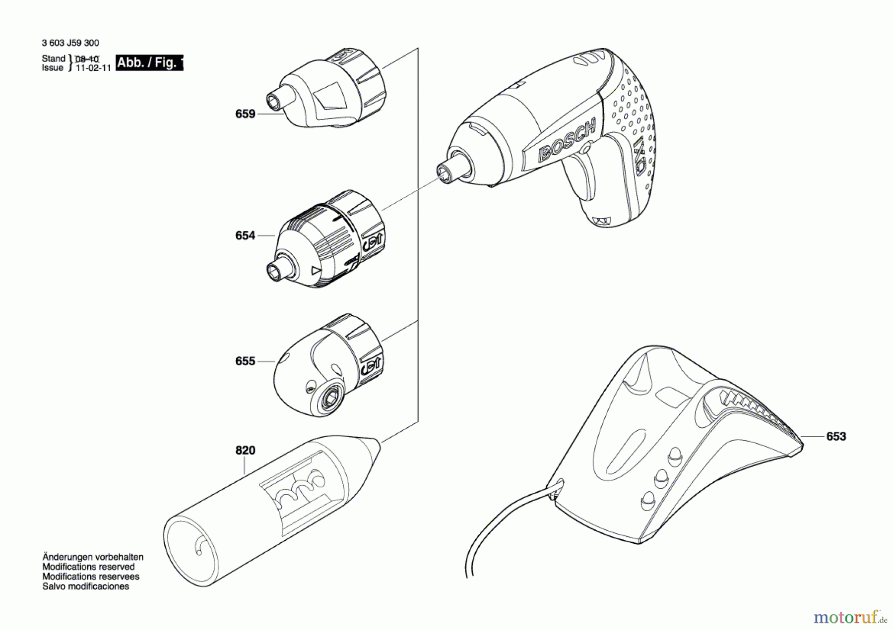  Bosch Akku Werkzeug Akku-Schrauber IXO 4 Seite 1
