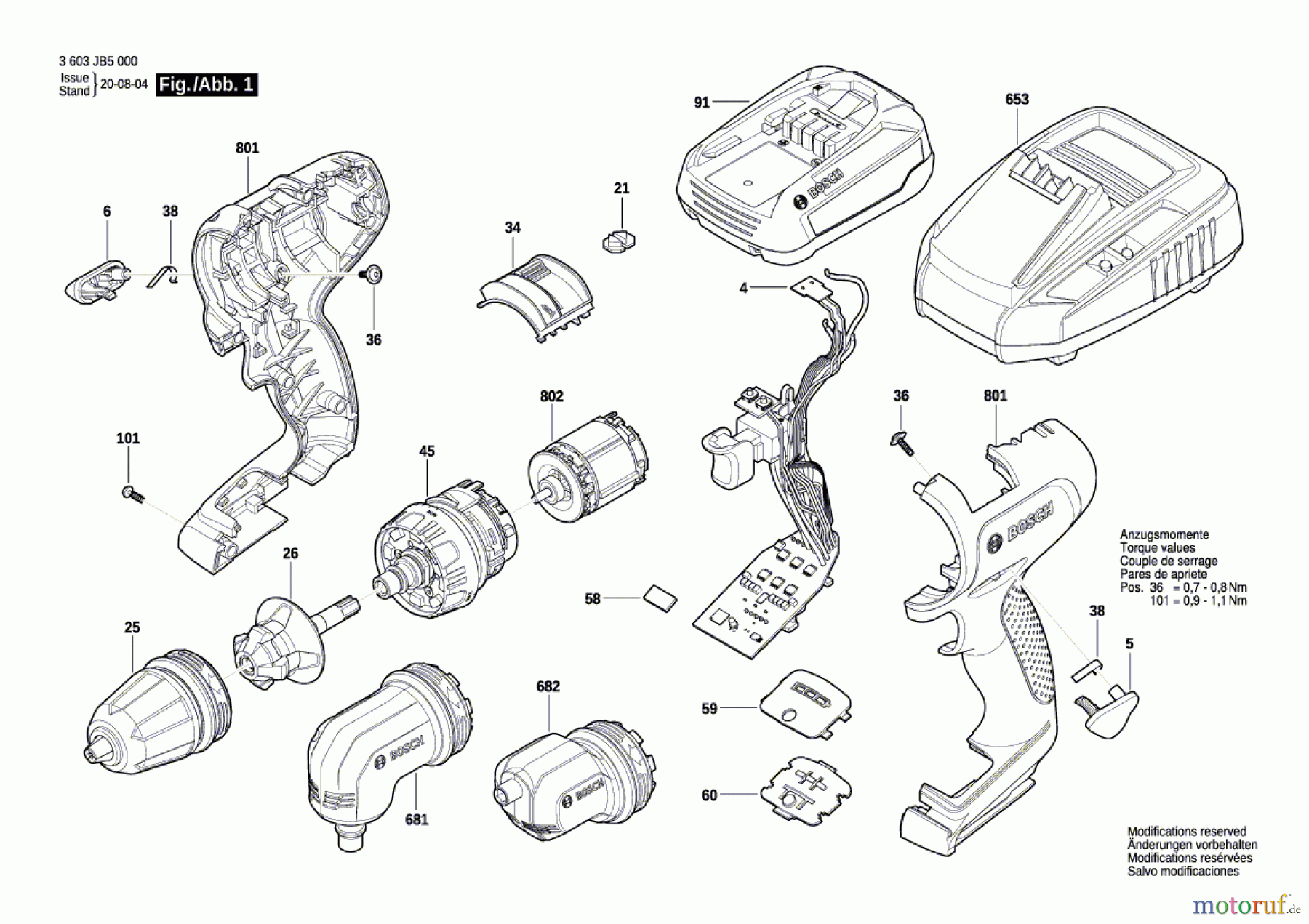 Bosch Akku Werkzeug Akku-Bohrschrauber AdvancedDrill 18 Seite 1