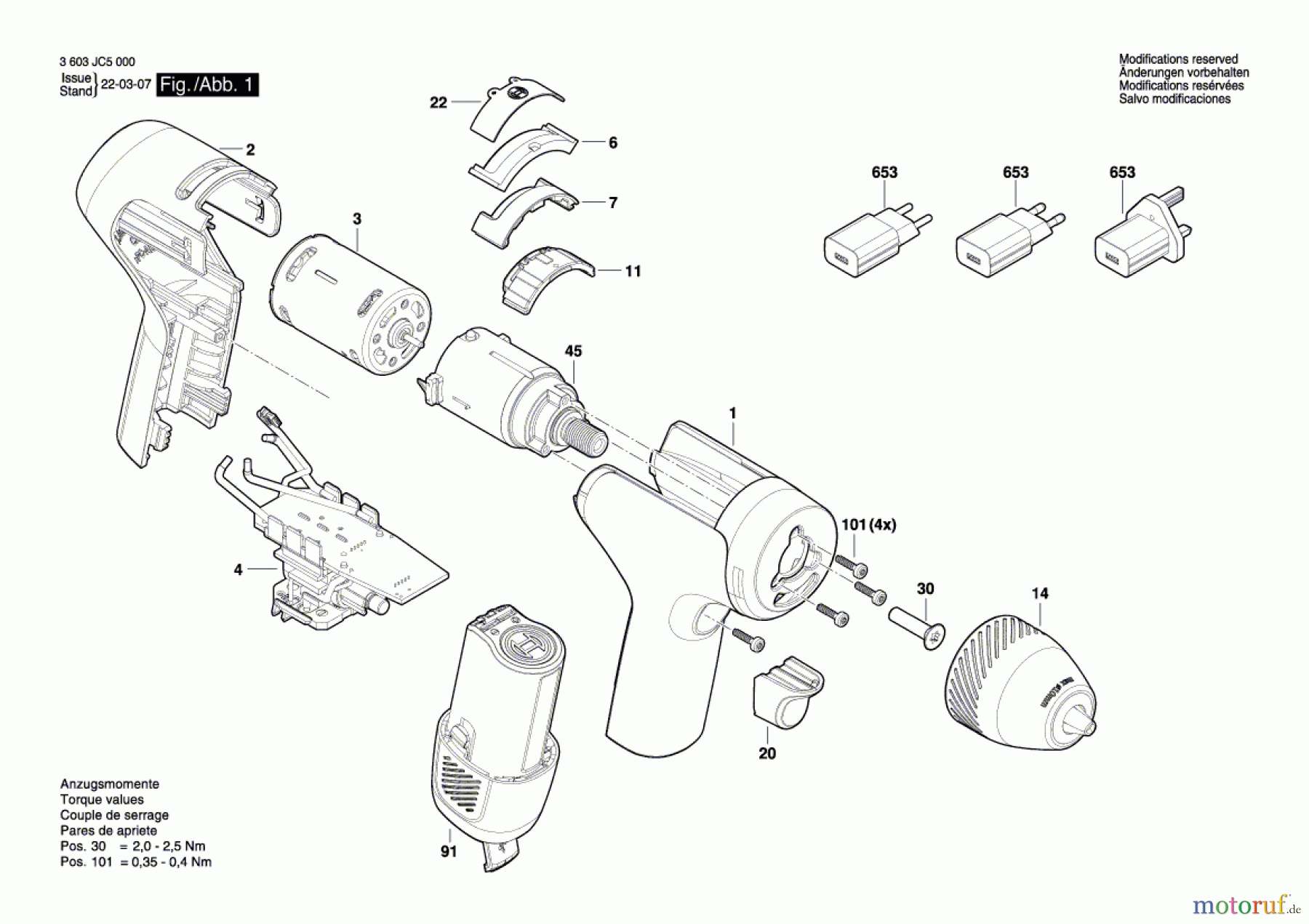  Bosch Akku Werkzeug Akku-Bohrschrauber YOUseries Drill Seite 1