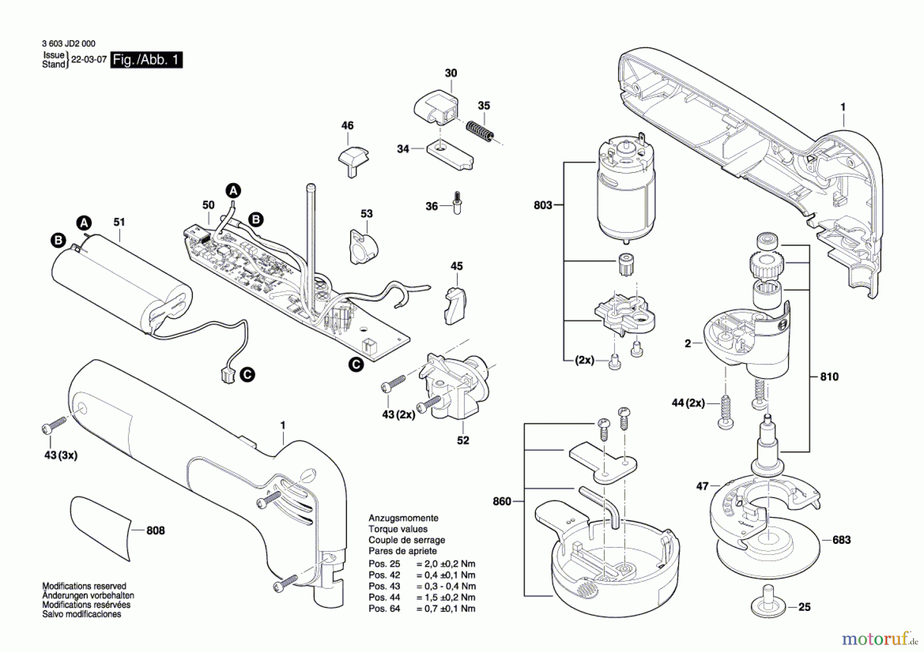Bosch Akku Werkzeug Akku-Winkelschleifer EasyCut&Grind Seite 1