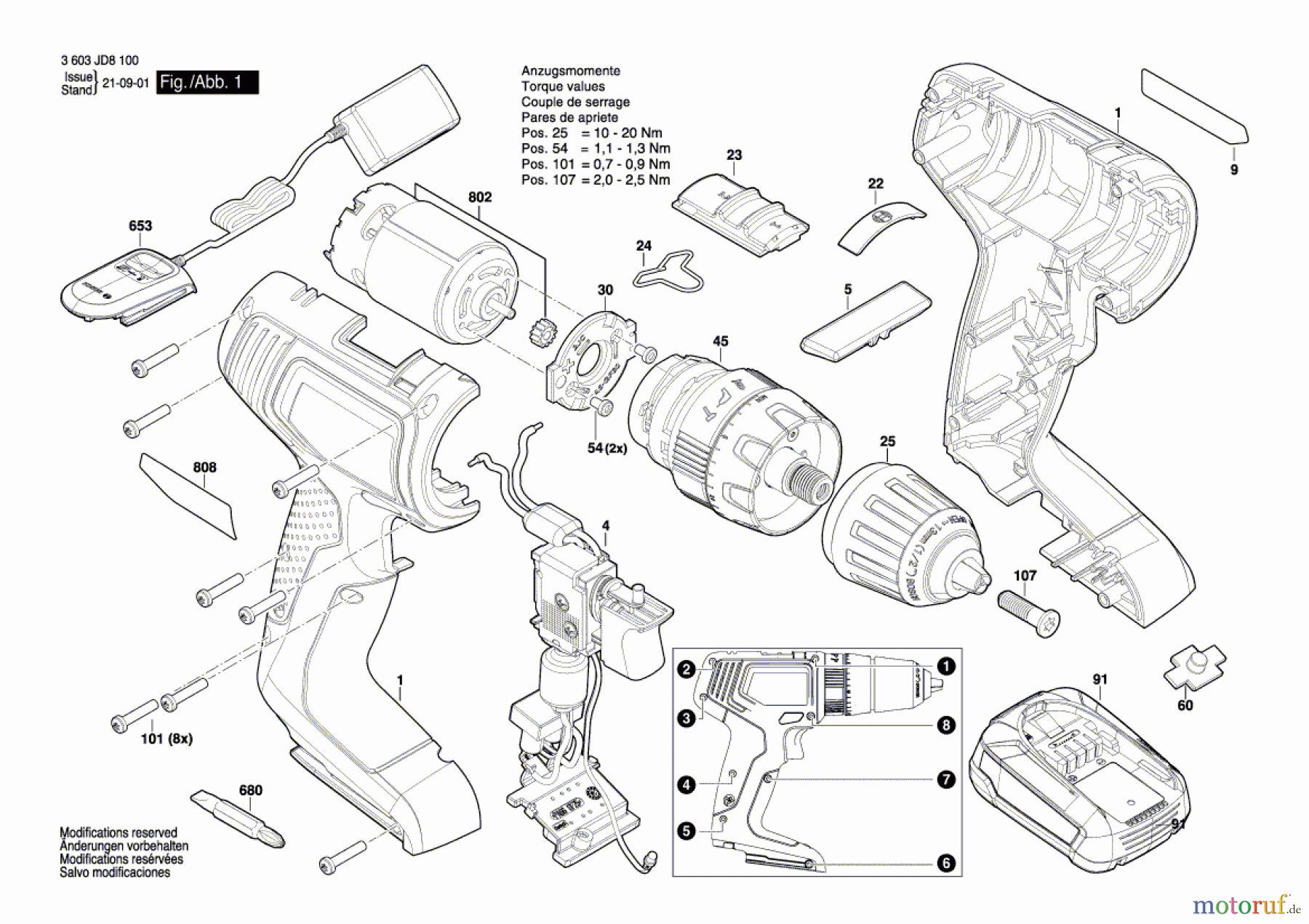 Bosch Akku Werkzeug Akku-Schlagbohrmaschine EasyImpact 18V-40 Seite 1