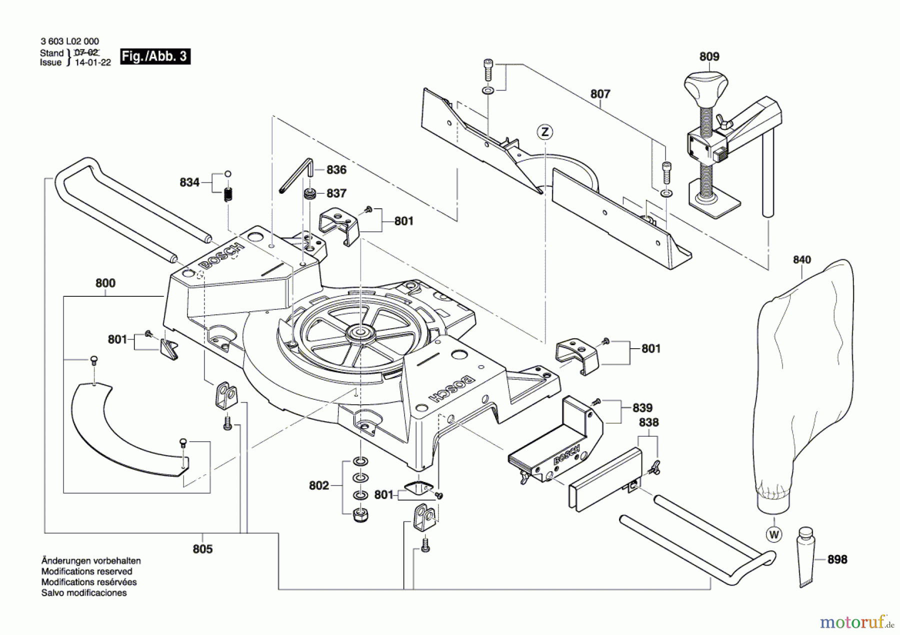 Bosch Werkzeug Kapp-/Zugsäge PCM 8 S Seite 3