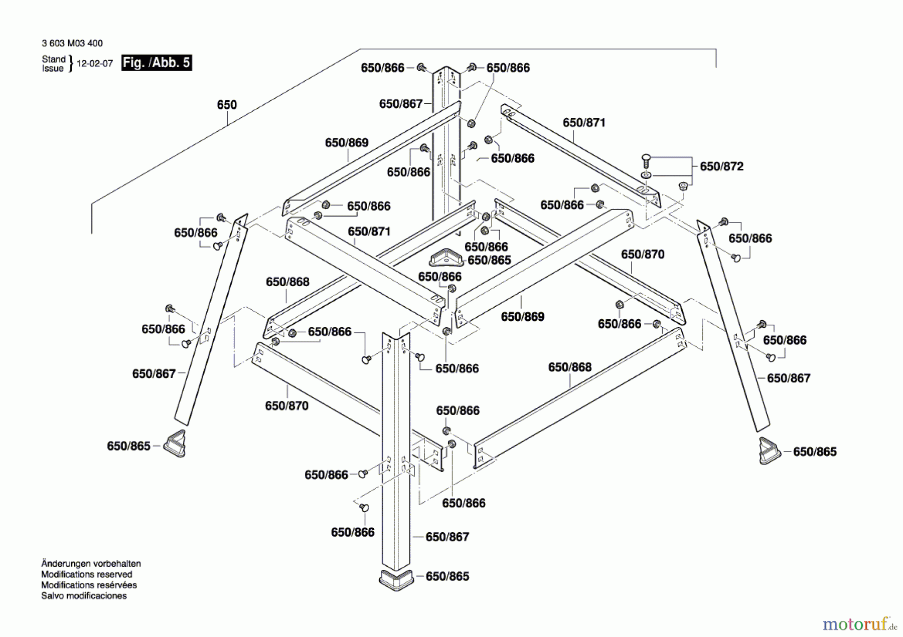Bosch Werkzeug Tischkreissäge PTS 10 Seite 5