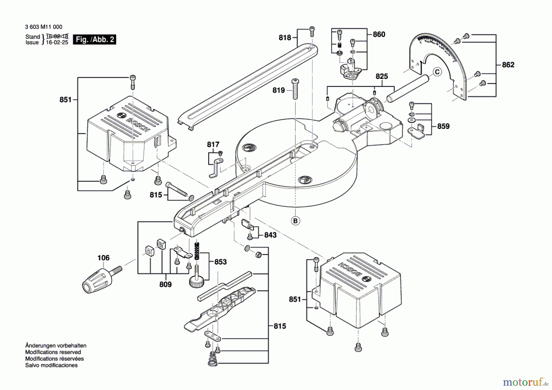 Bosch Werkzeug Kapp-/Gehrungssäge PCM 8 SD Seite 2