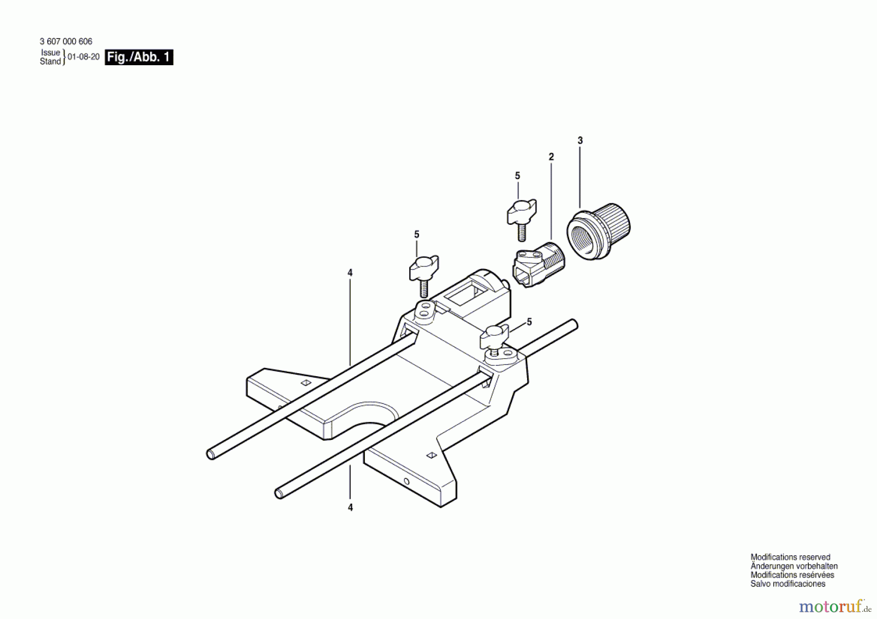 Bosch Werkzeug Parallelanschlag ---- Seite 1