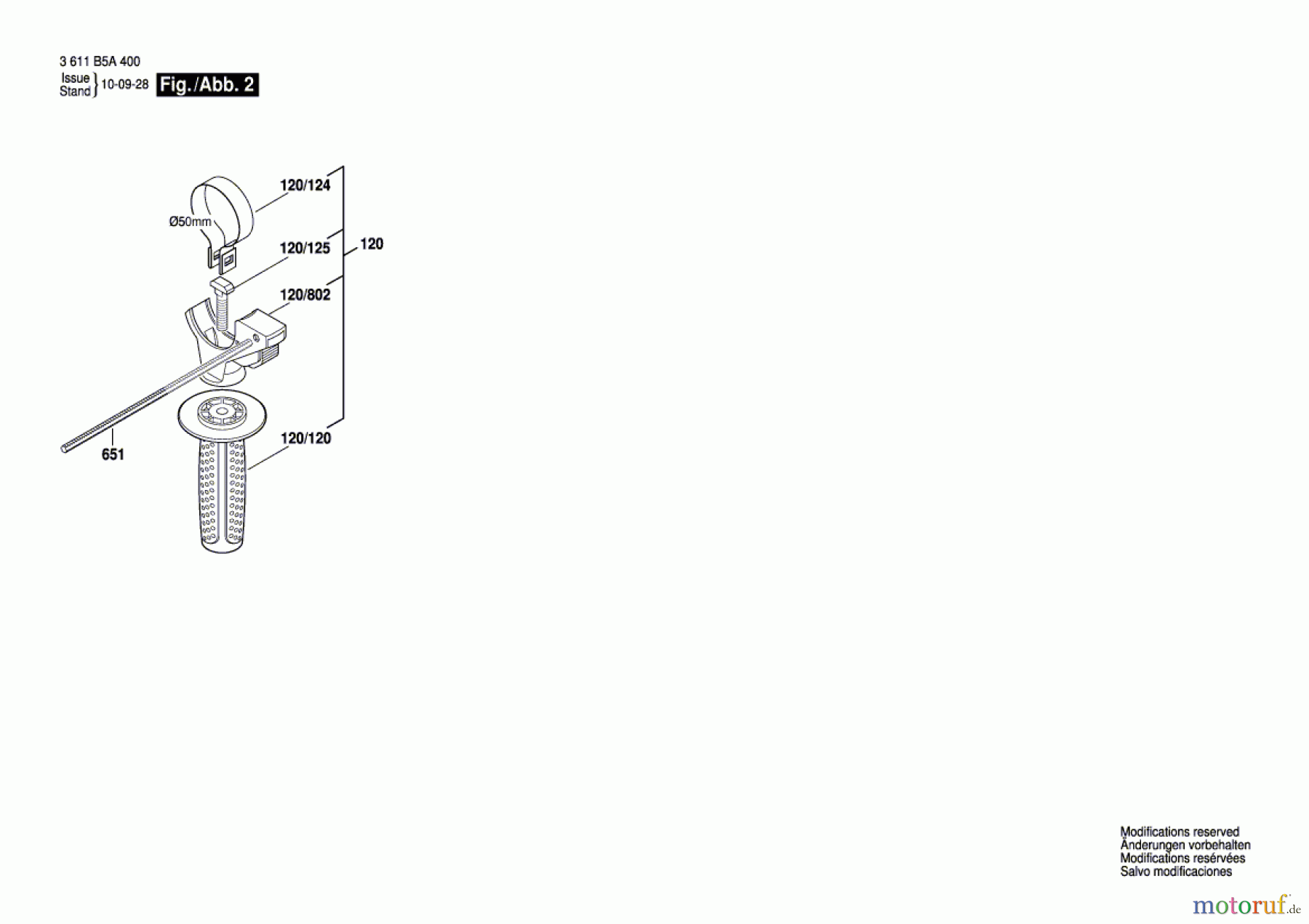 Bosch Werkzeug Bohrhammer 2 Kg GBH 2000 Seite 2