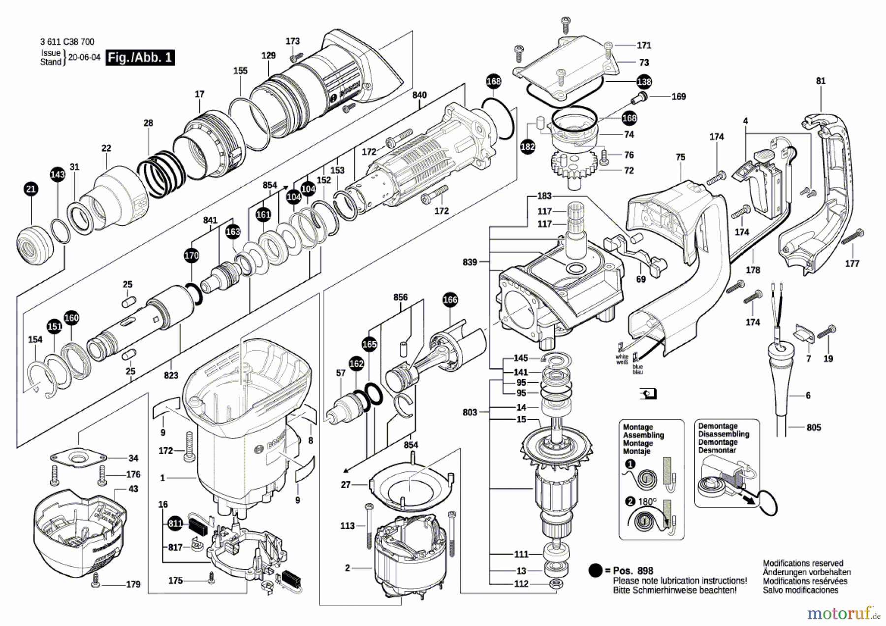 Bosch Werkzeug Schlaghammer GSH 5 Seite 1