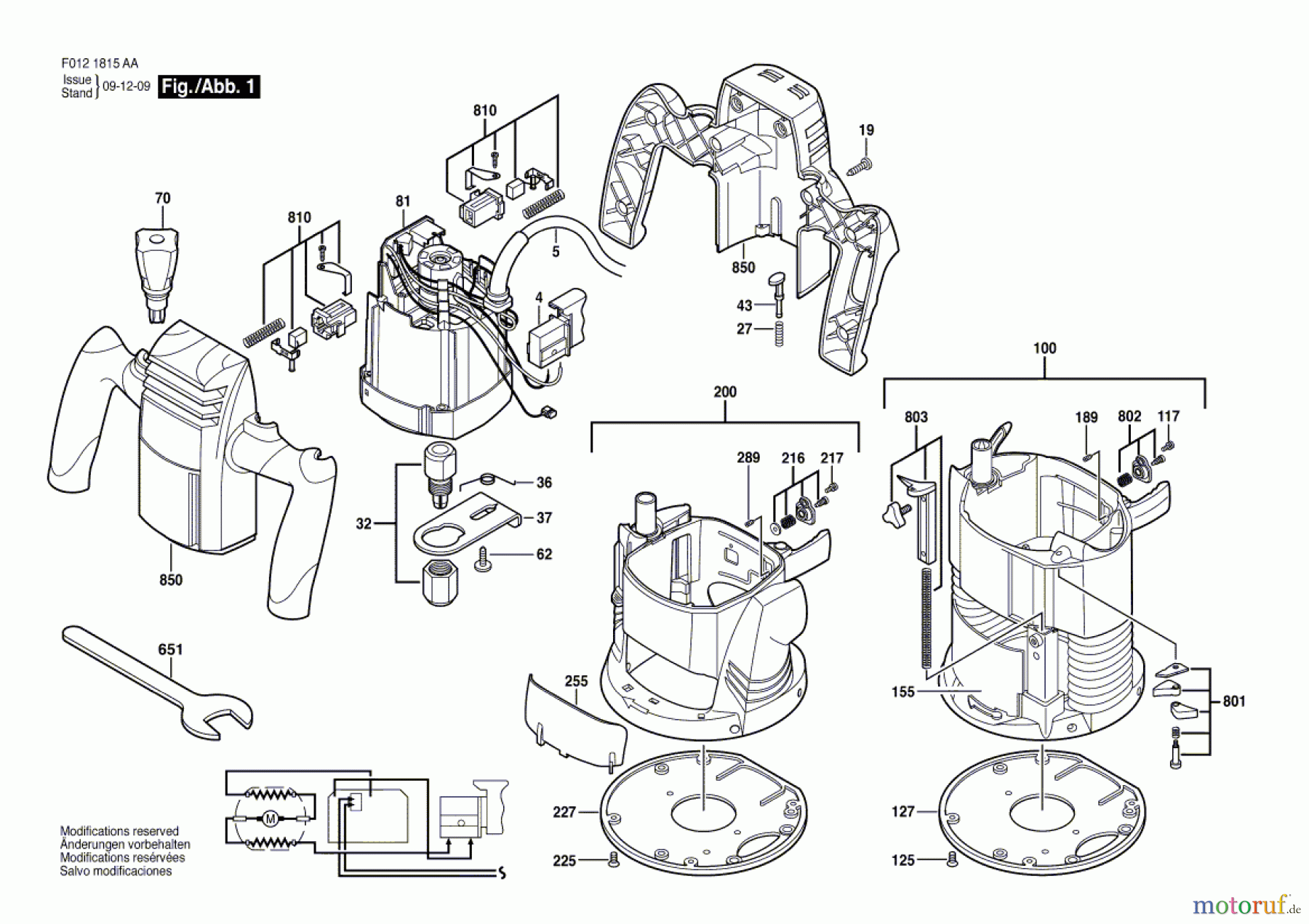 Bosch Werkzeug Motorregeleinheit 1820 Seite 1