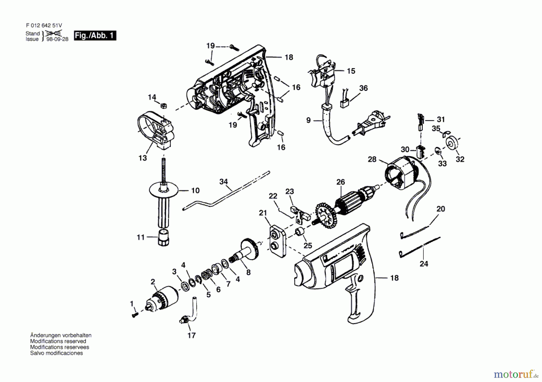 Bosch Werkzeug Bohrmaschine 6425-41 Seite 1