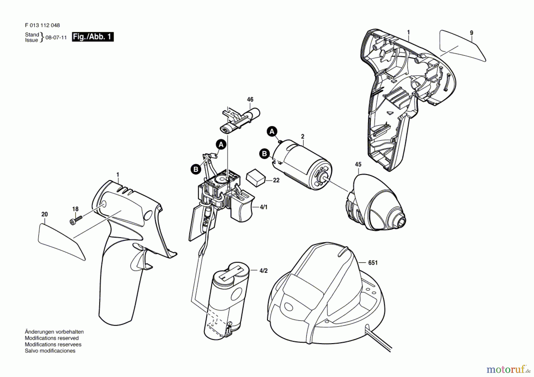 Bosch Akku Werkzeug Akku-Bohrschrauber 1120 Seite 1