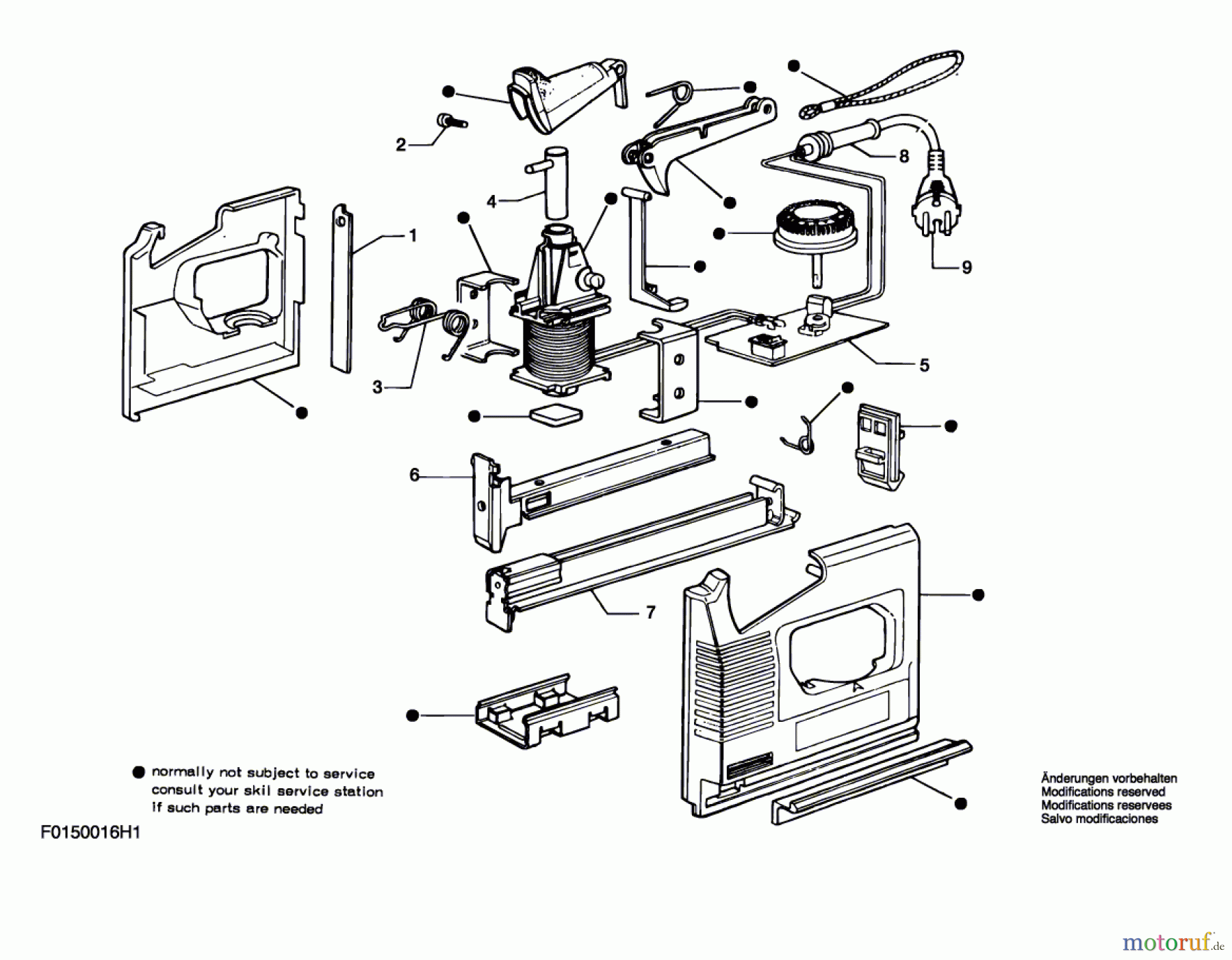 Bosch Werkzeug Hw-Tacker 16H1 Seite 1