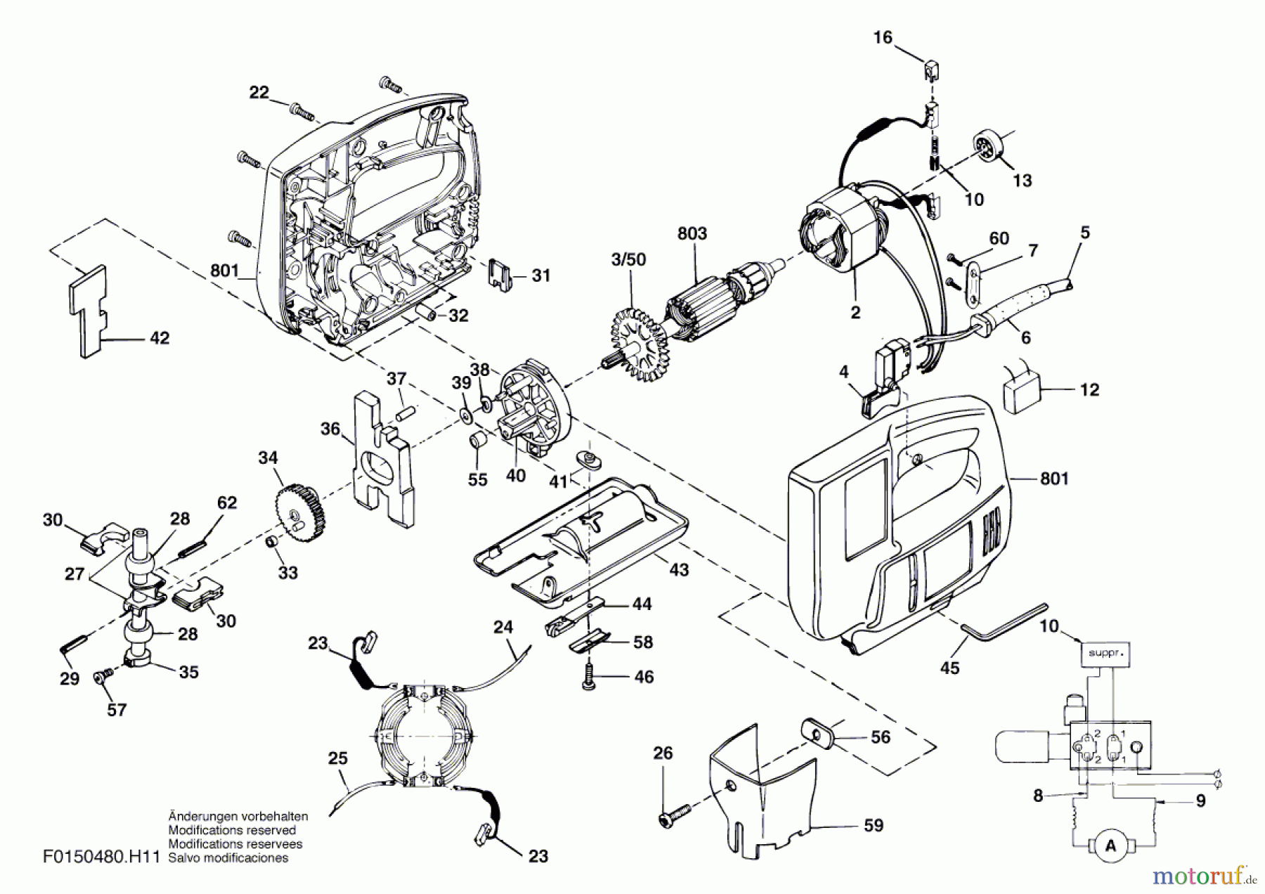 Bosch Werkzeug Stichsäge 480H1 Seite 1