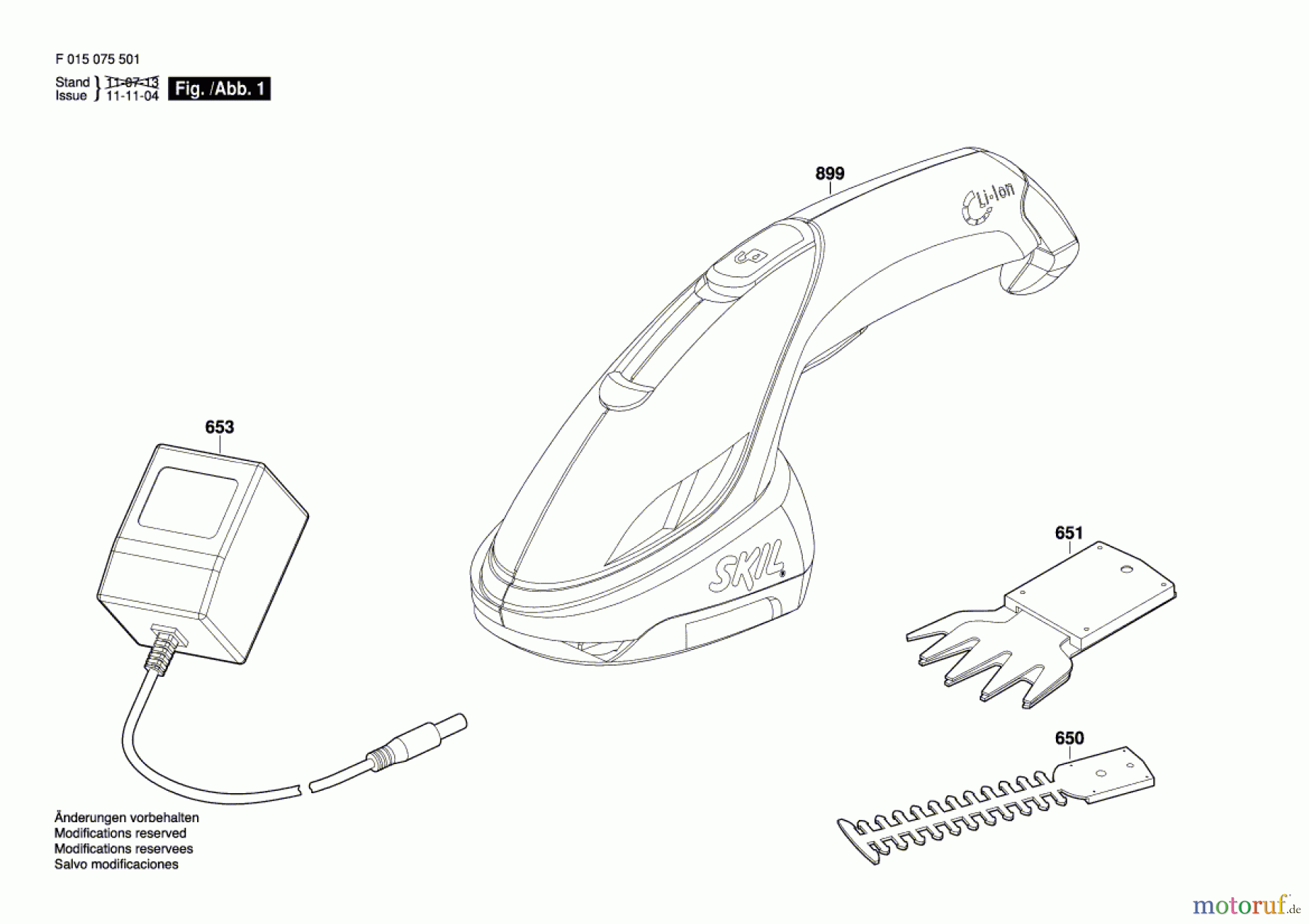  Bosch Gartengeräte Akku-Grasschere 0755 Seite 1