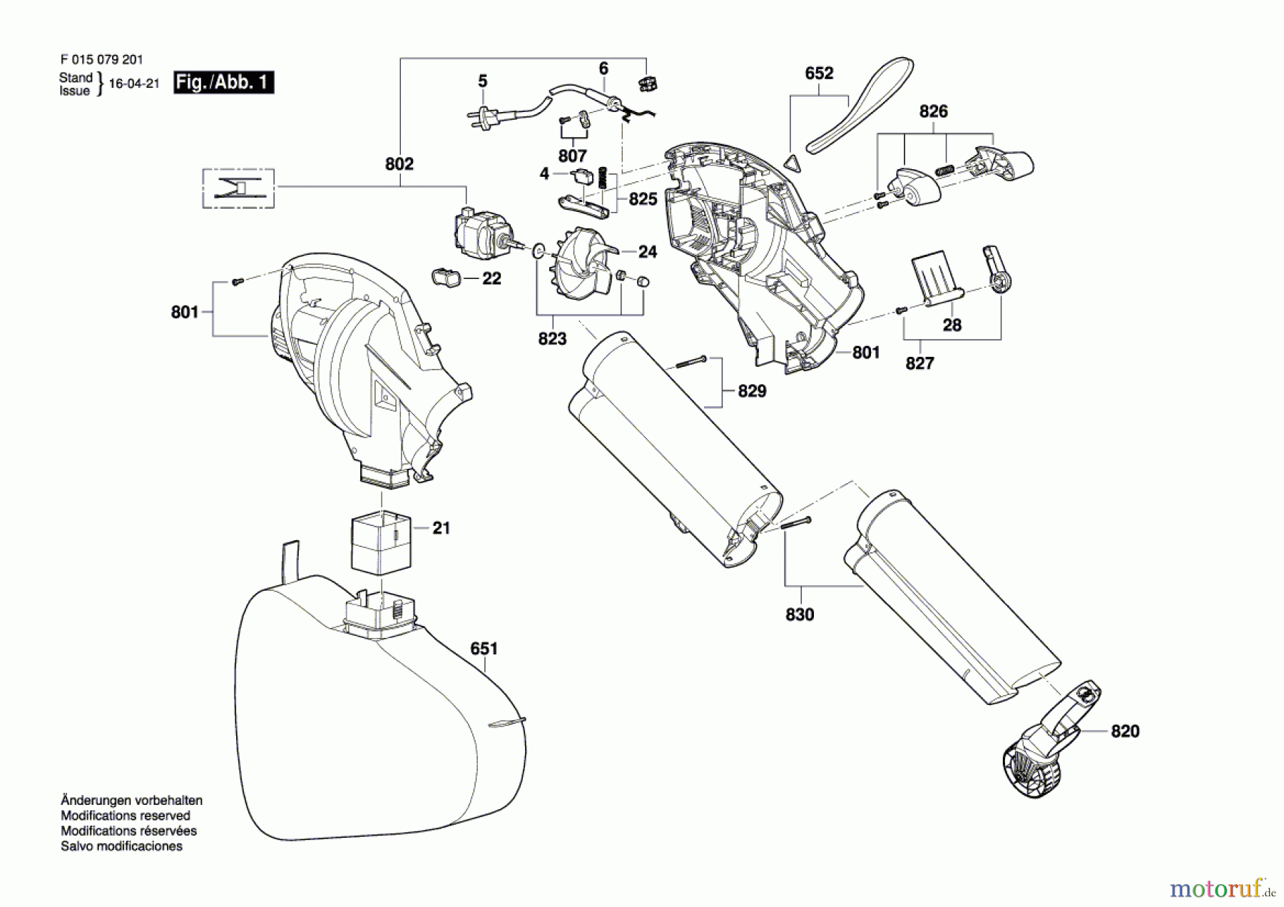 Bosch Werkzeug Druckgebläse 0792 Seite 1