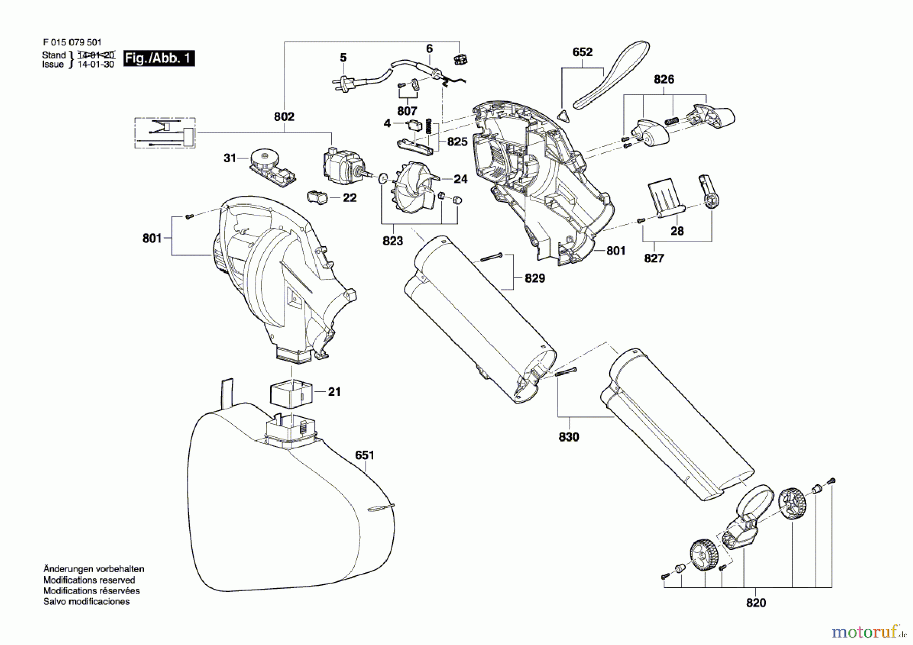 Bosch Werkzeug Druckgebläse 0795 Seite 1